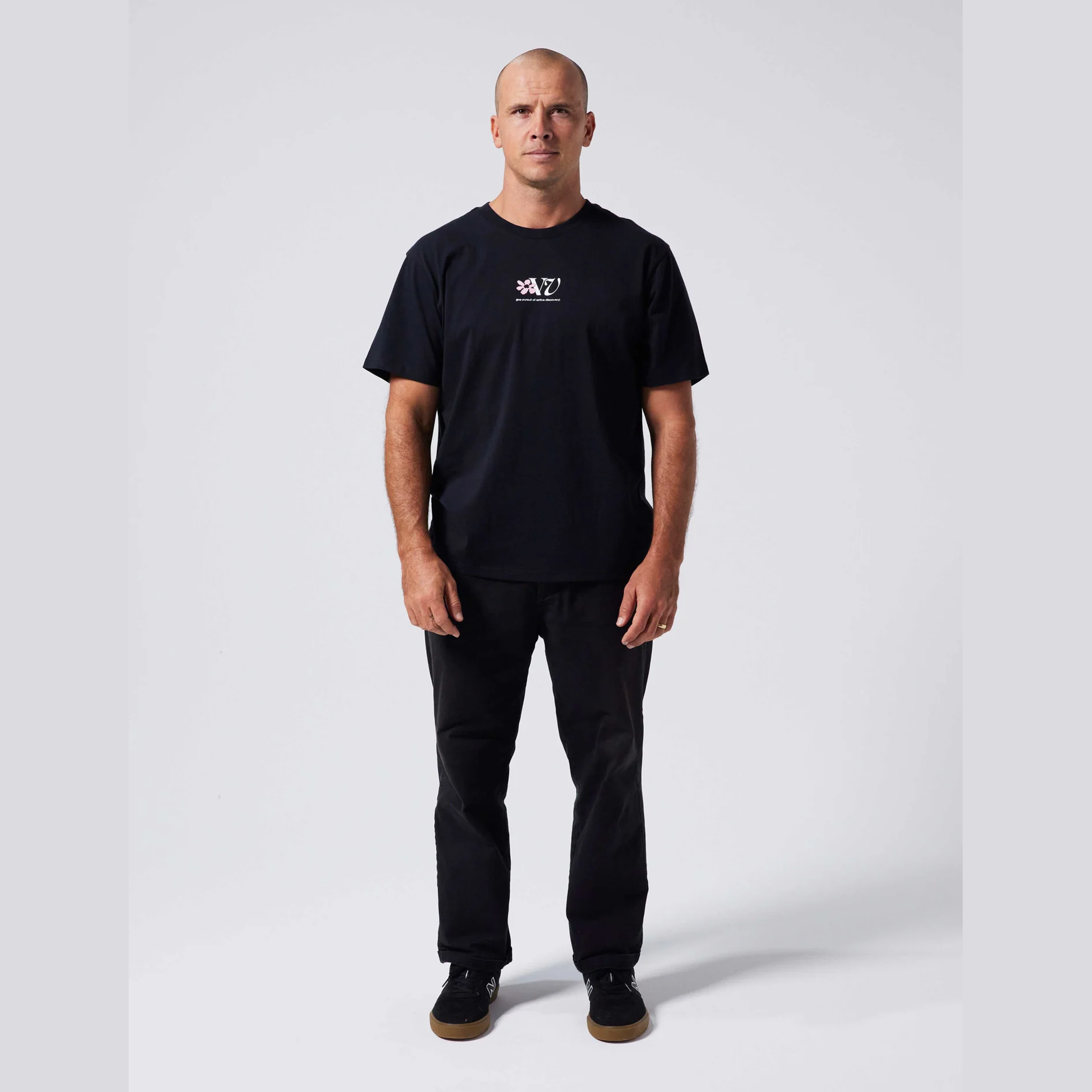 RIVVIA Digi flower t-shirt - Black