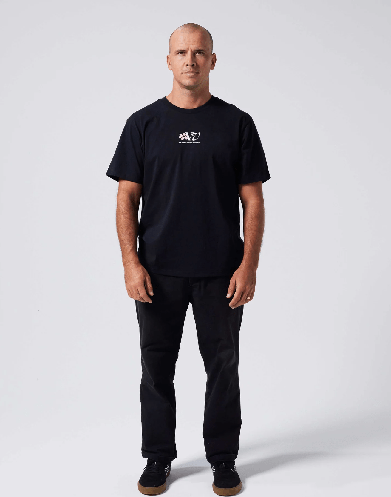 RIVVIA Digi flower t-shirt - Black
