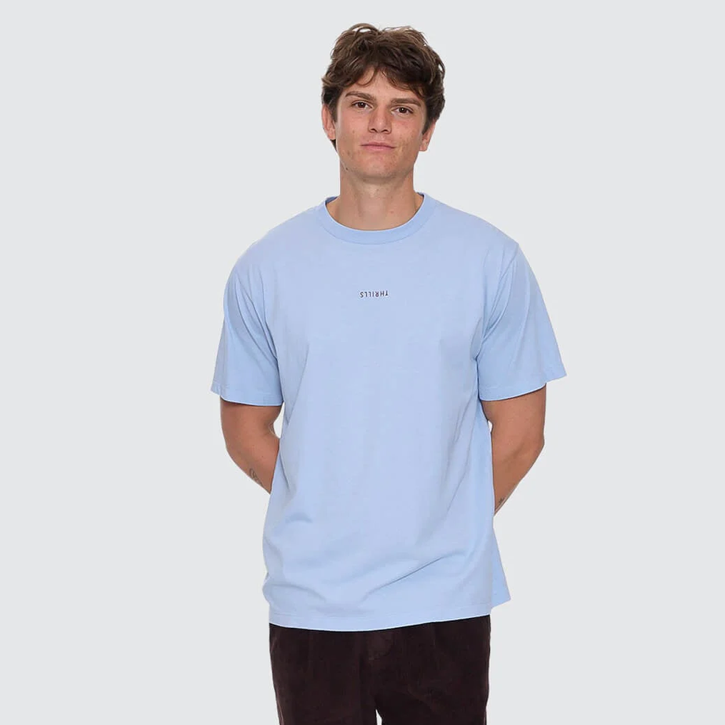 THRILLS Minimal thrills merch fit tee - Placid blue