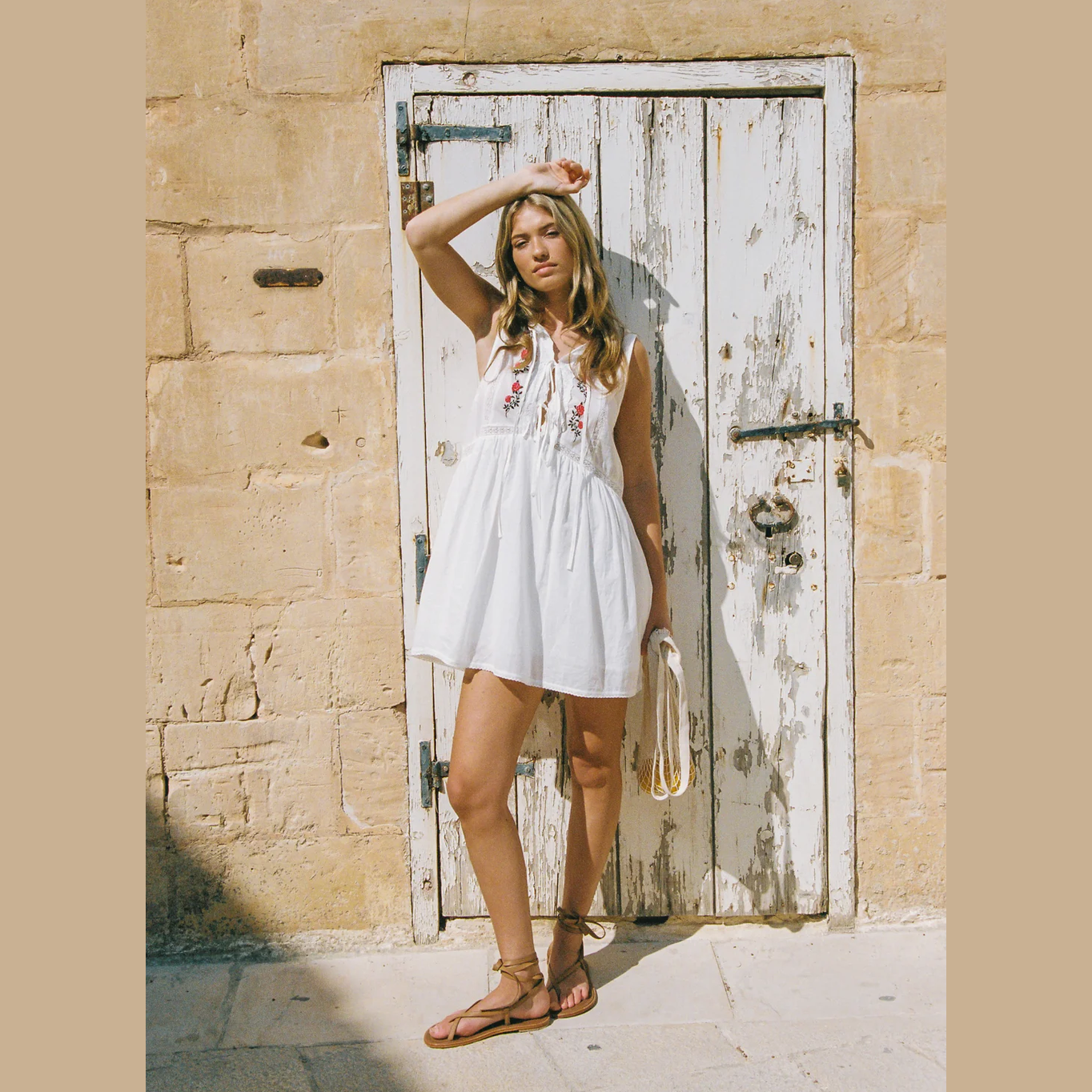 AUGUSTE THE LABEL Bellamy Mini Dress - White