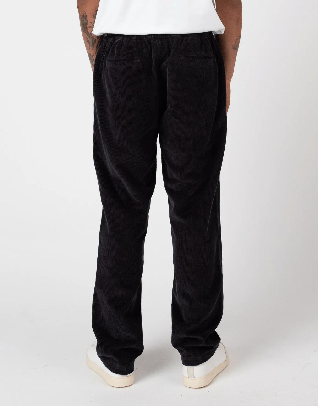 MR SIMPLE Burbank Elastic Cord Pant - Charcoal