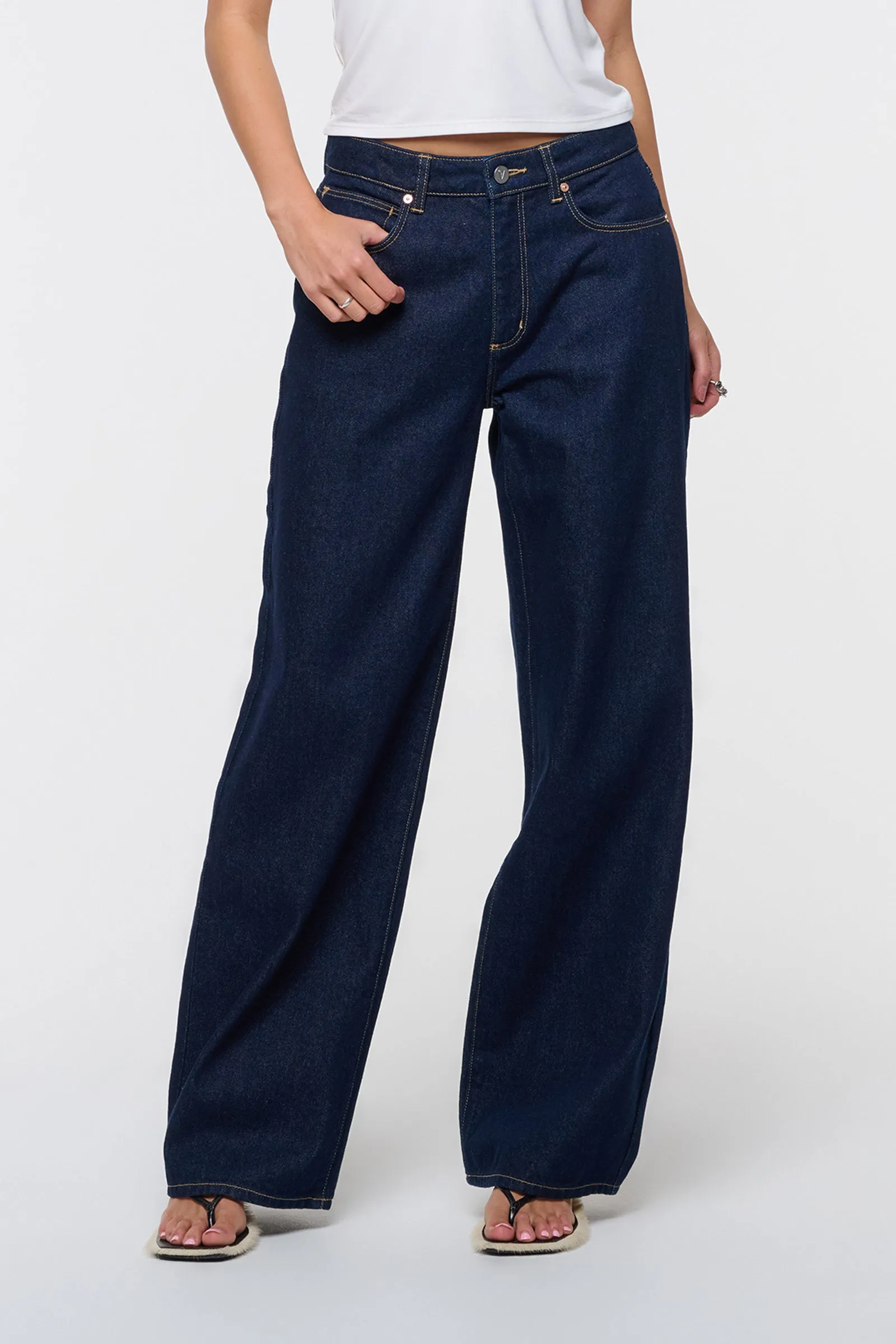 ABRAND 95 Mid Baggy Rinse Recycled