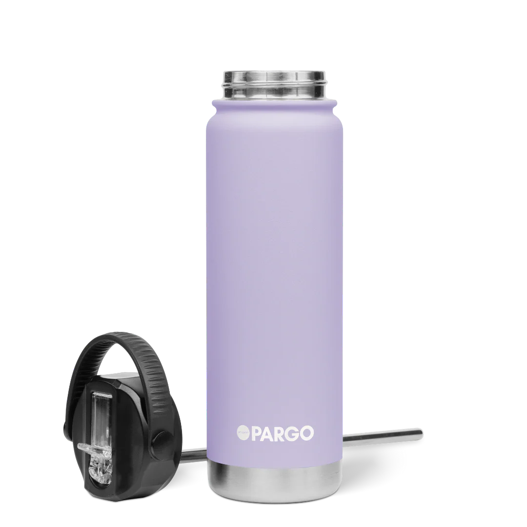 PROJECT PARGO 750mL Insulated Bottle w/ Straw Lid - Lilac