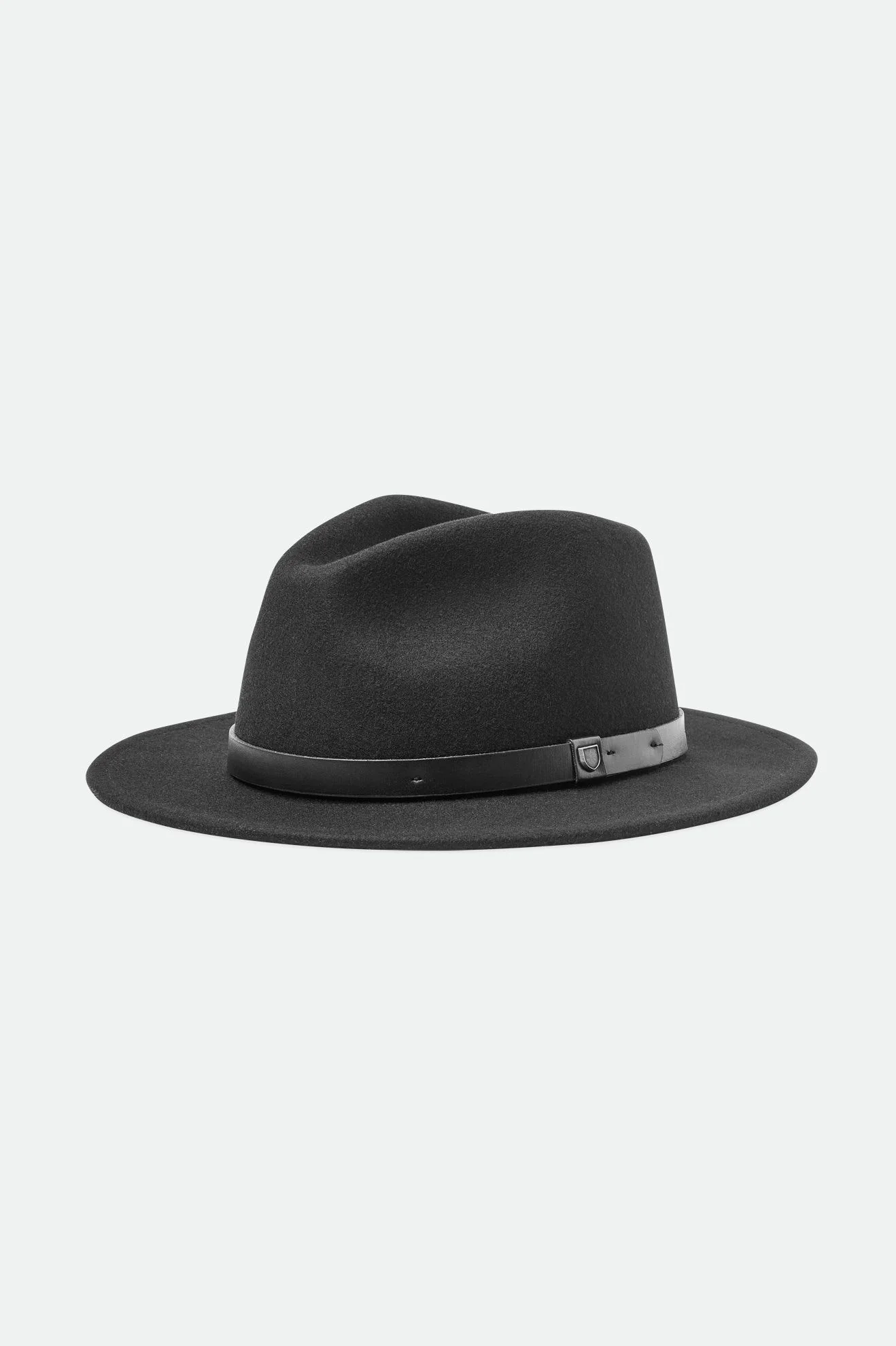 BRIXTON Messer Fedora - Black/black