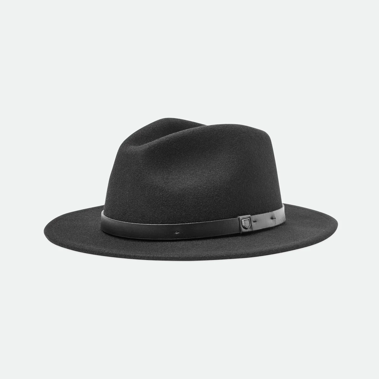 BRIXTON Messer Fedora - Black/black