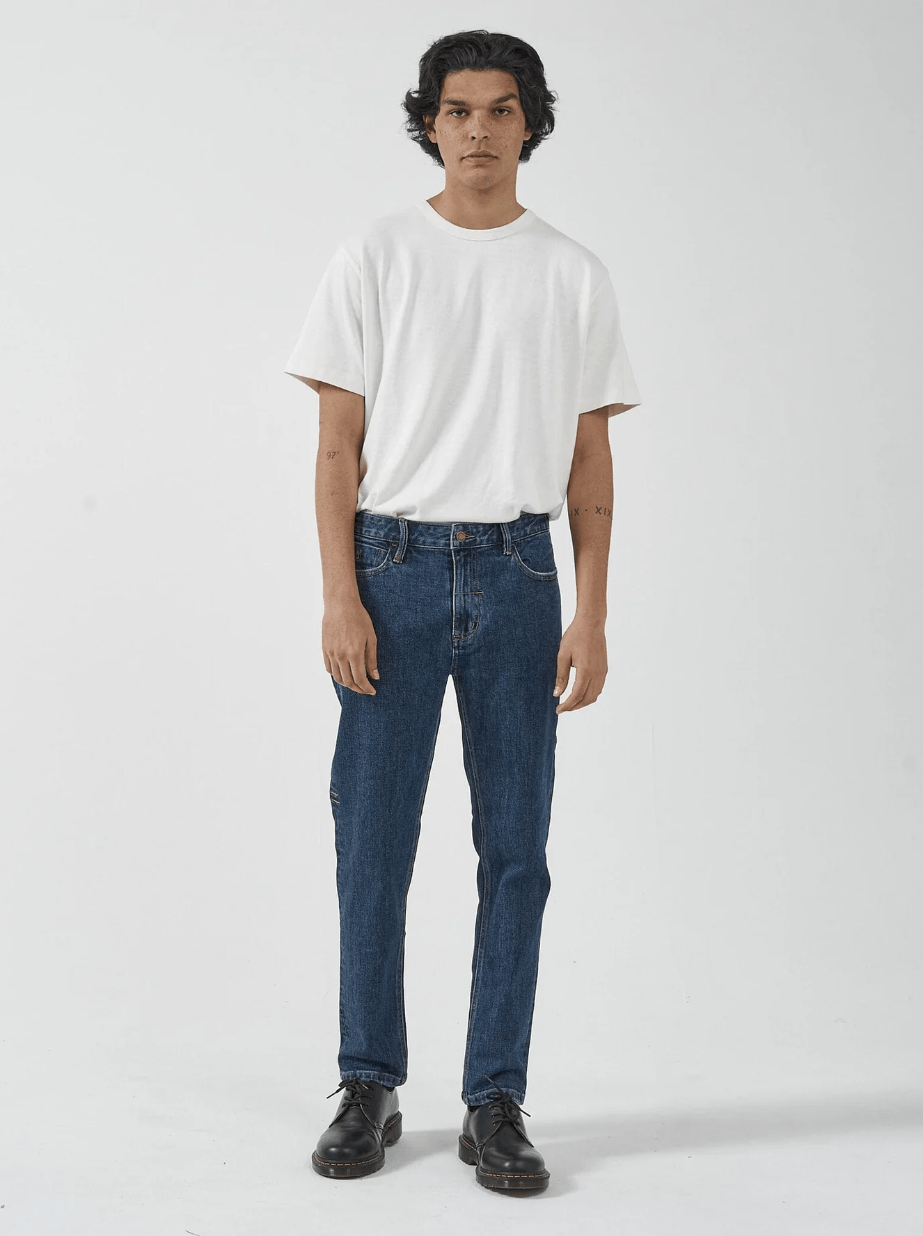 THRILL Bones denim jean - Dark rinse blue