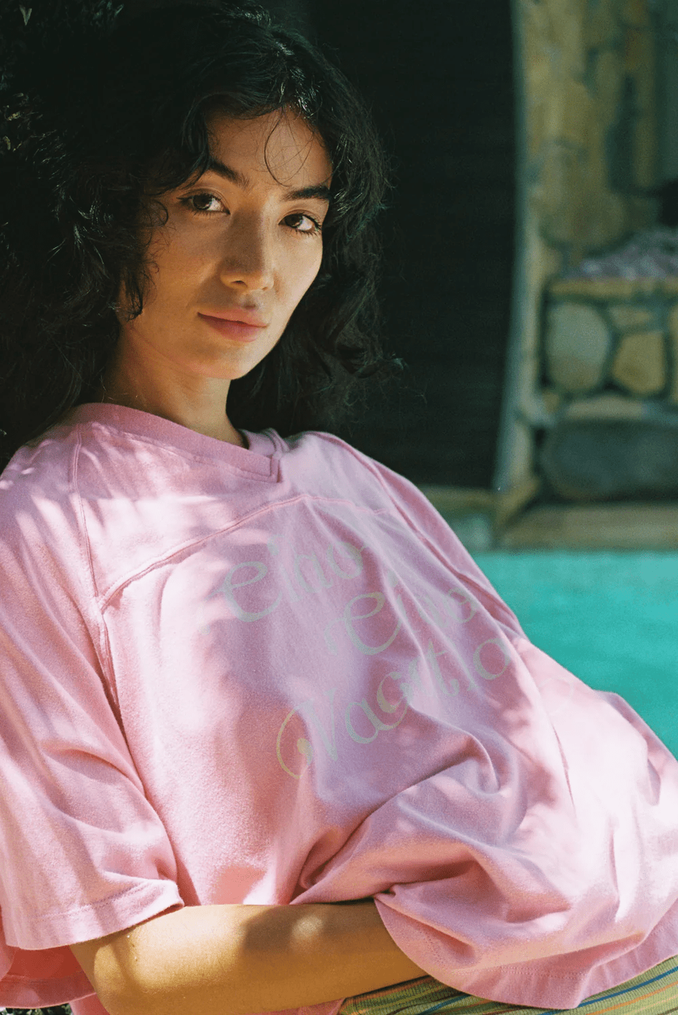 CIAO CIAO Vacay crop tee - Pink