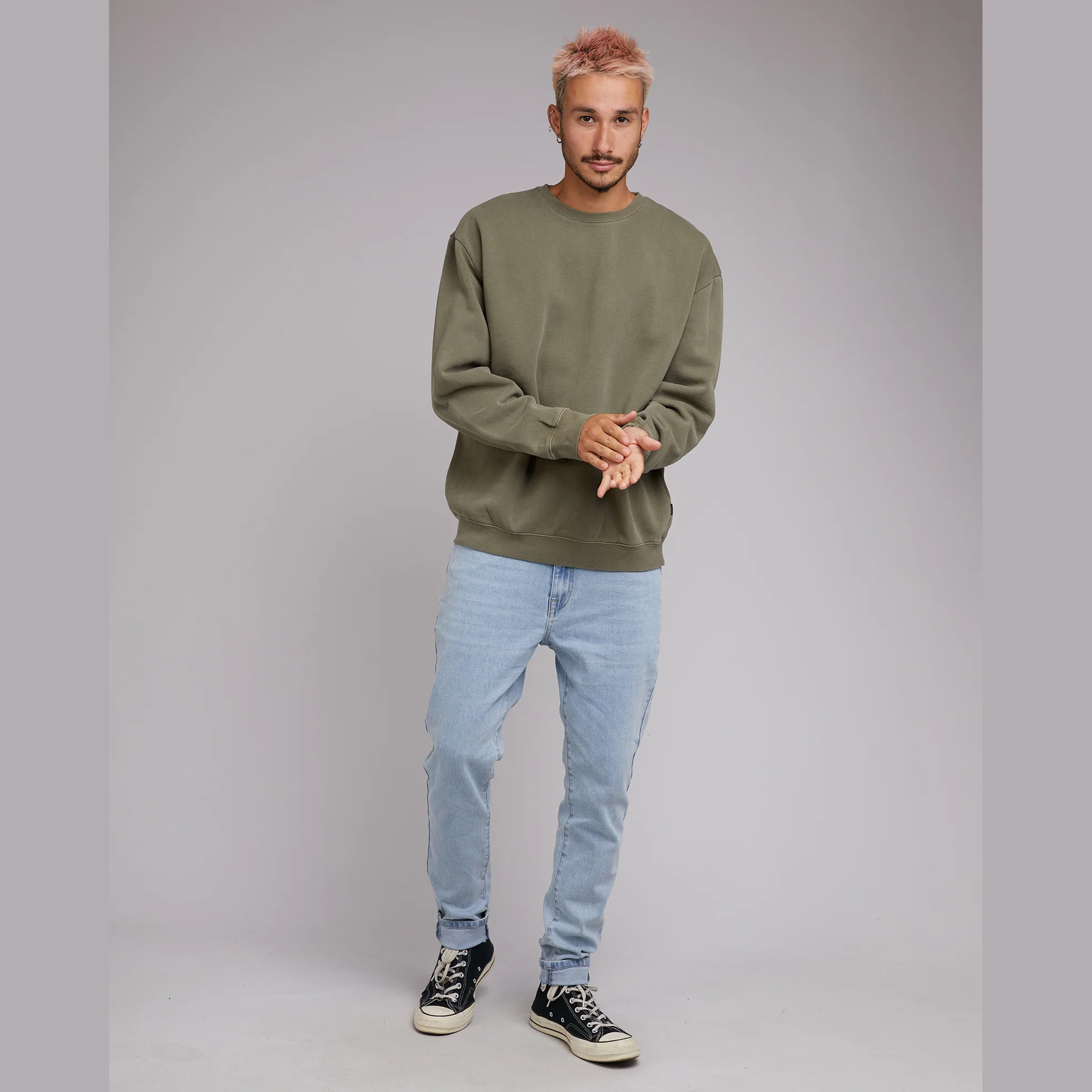 SILENT THEORY Box crew - Khaki