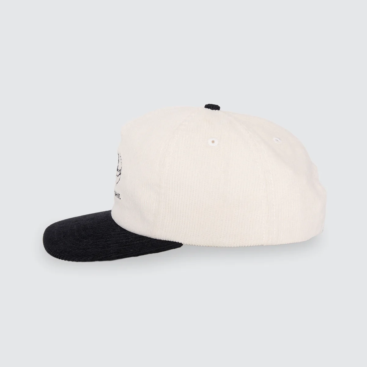 WORSHIP Cherub Cord Hat - Cream/Black