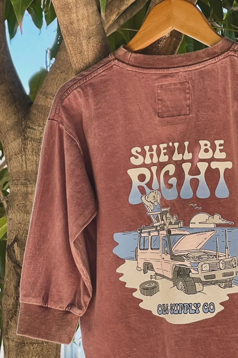 OLAS SUPPLY She'll be right mini long sleeve