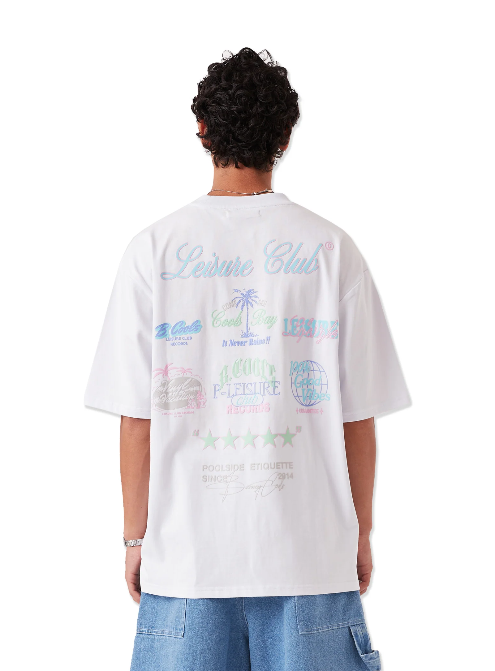 BARNEY COOLS Medley tee - White