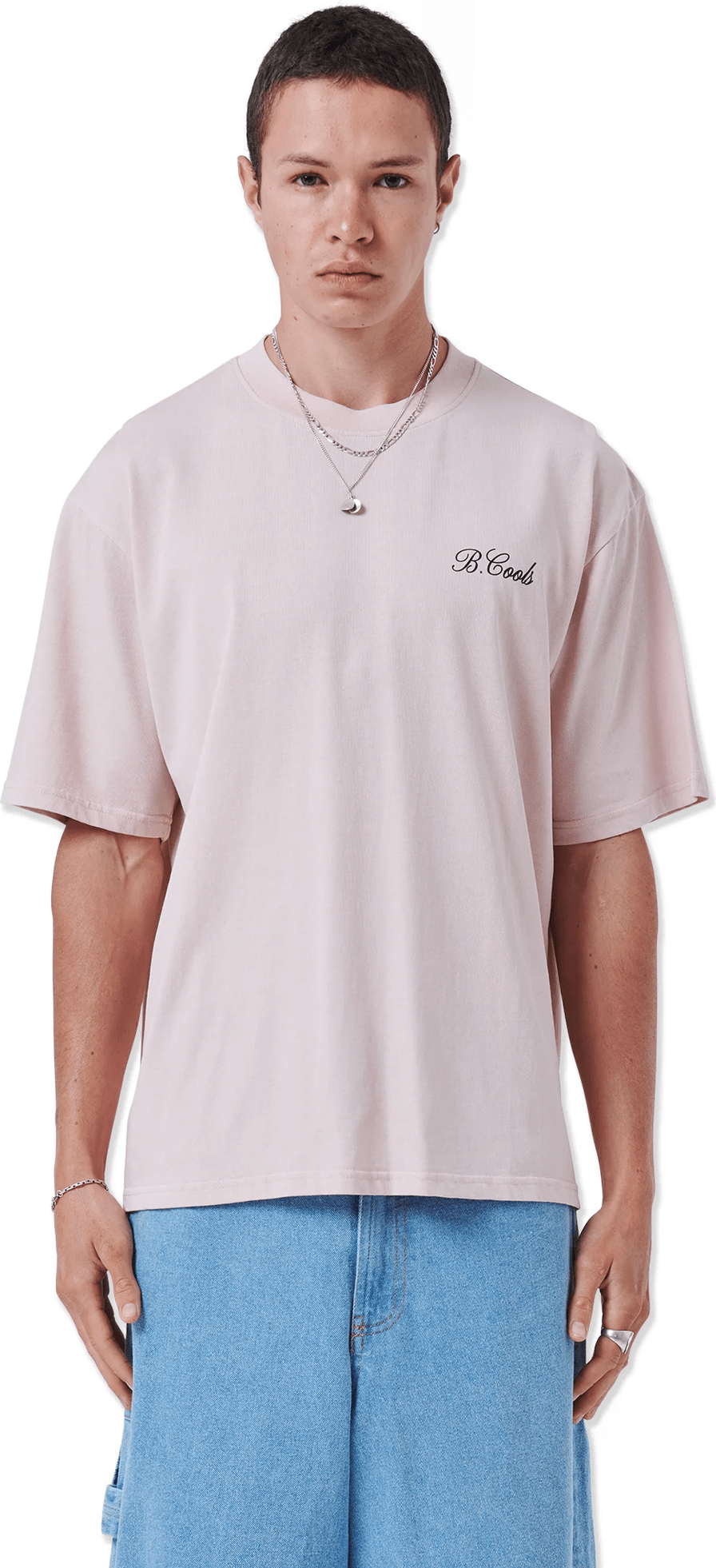 BARNEY COOLS Terrace T-shirt Faded Pink