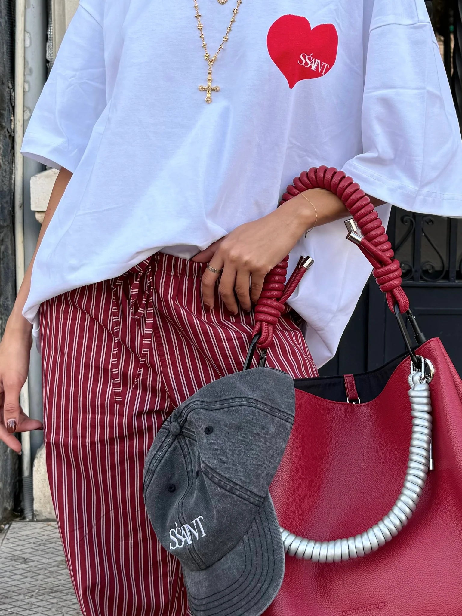 SSAINT Heart Tee - Red Heart