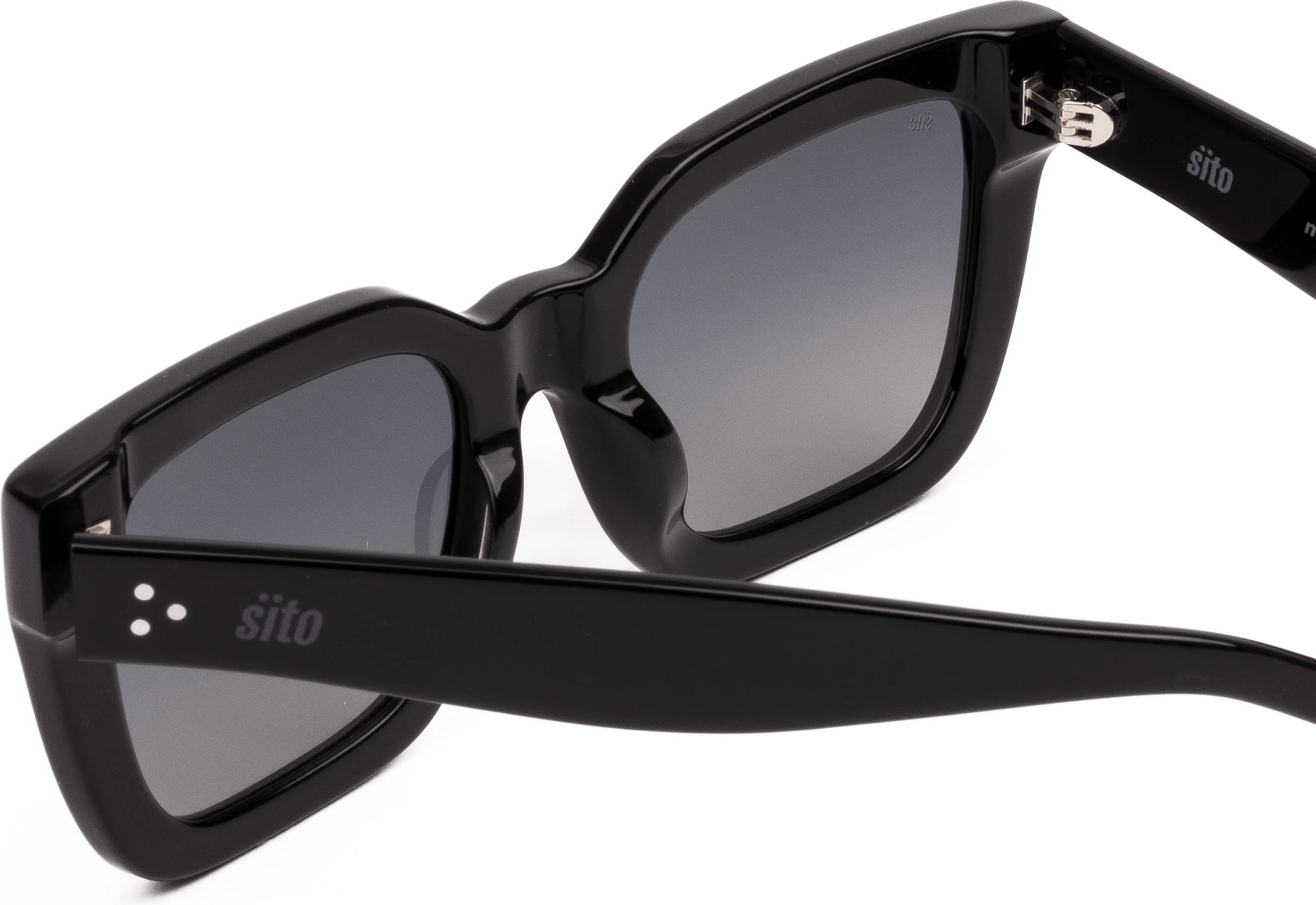 SITO Harlow Sunglasses - Black/Grey Gradient Polarised Lenses