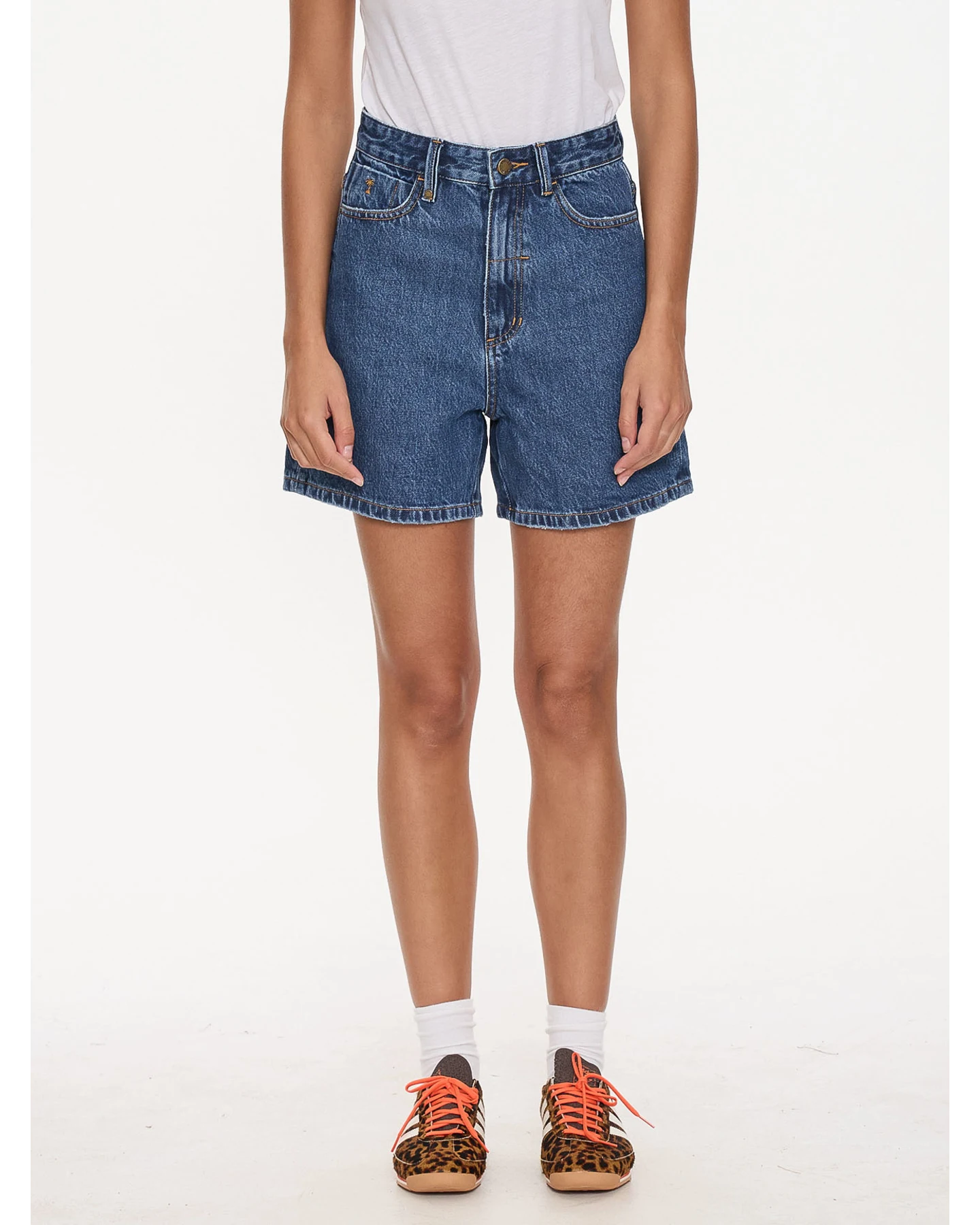 THRILLS Koko High Rise Short - Deep Vintage Blue