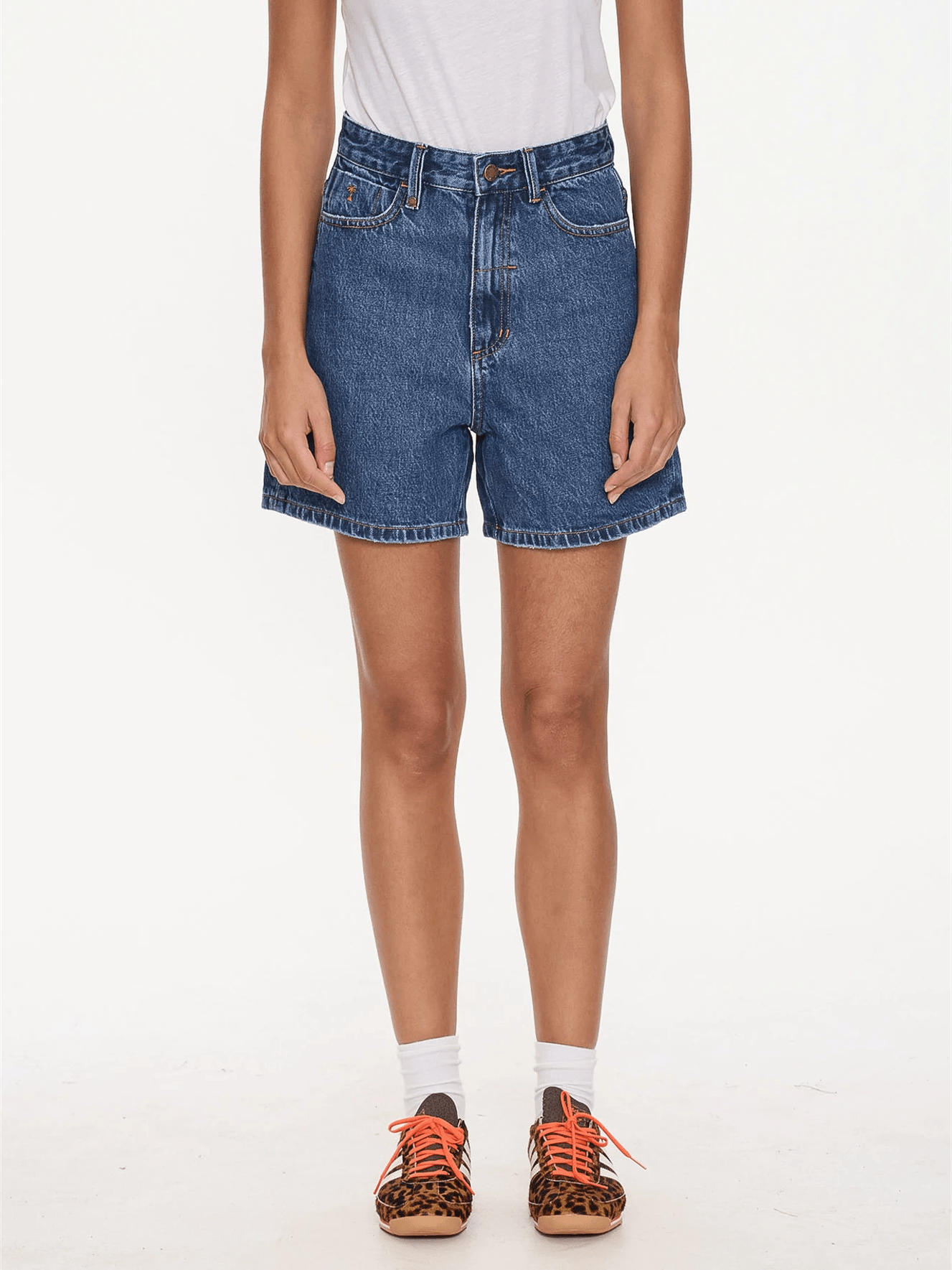 THRILLS Koko High Rise Short - Deep Vintage Blue