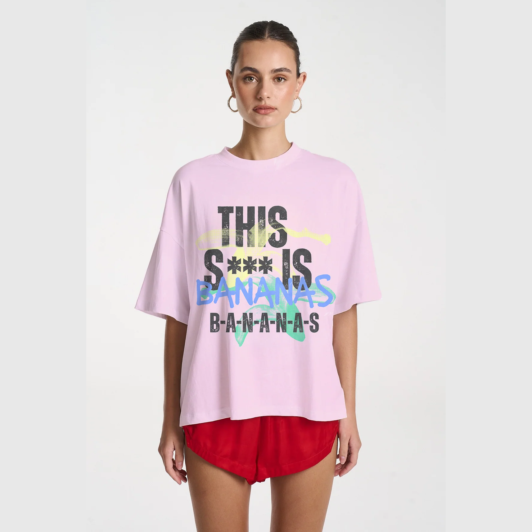 SUMMI SUMMI Bananas os tee - Pink