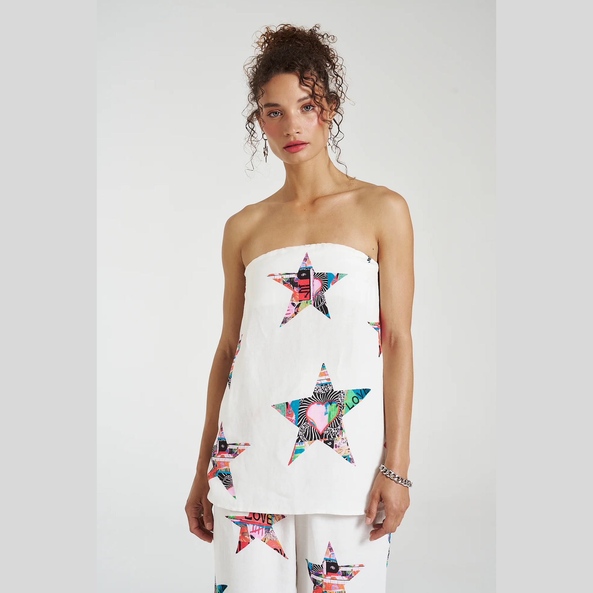SUMMI SUMMI Strapless shift top - Star x lovers