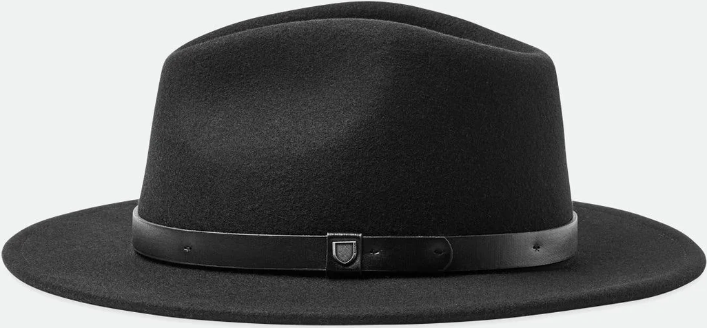 BRIXTON Messer Fedora - Black/black