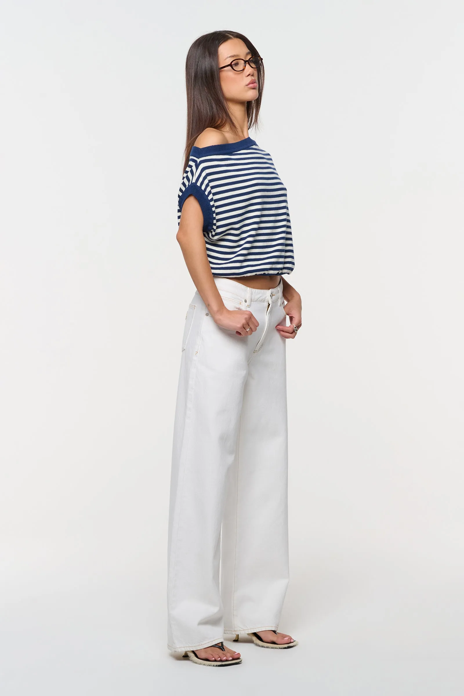 ABRAND 95 Mid Baggy Porcelain Recycled