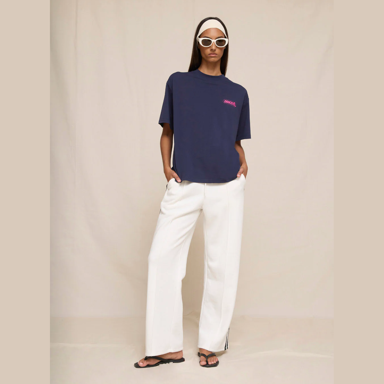 DOUCETTE Berry crush regular tee - Navy