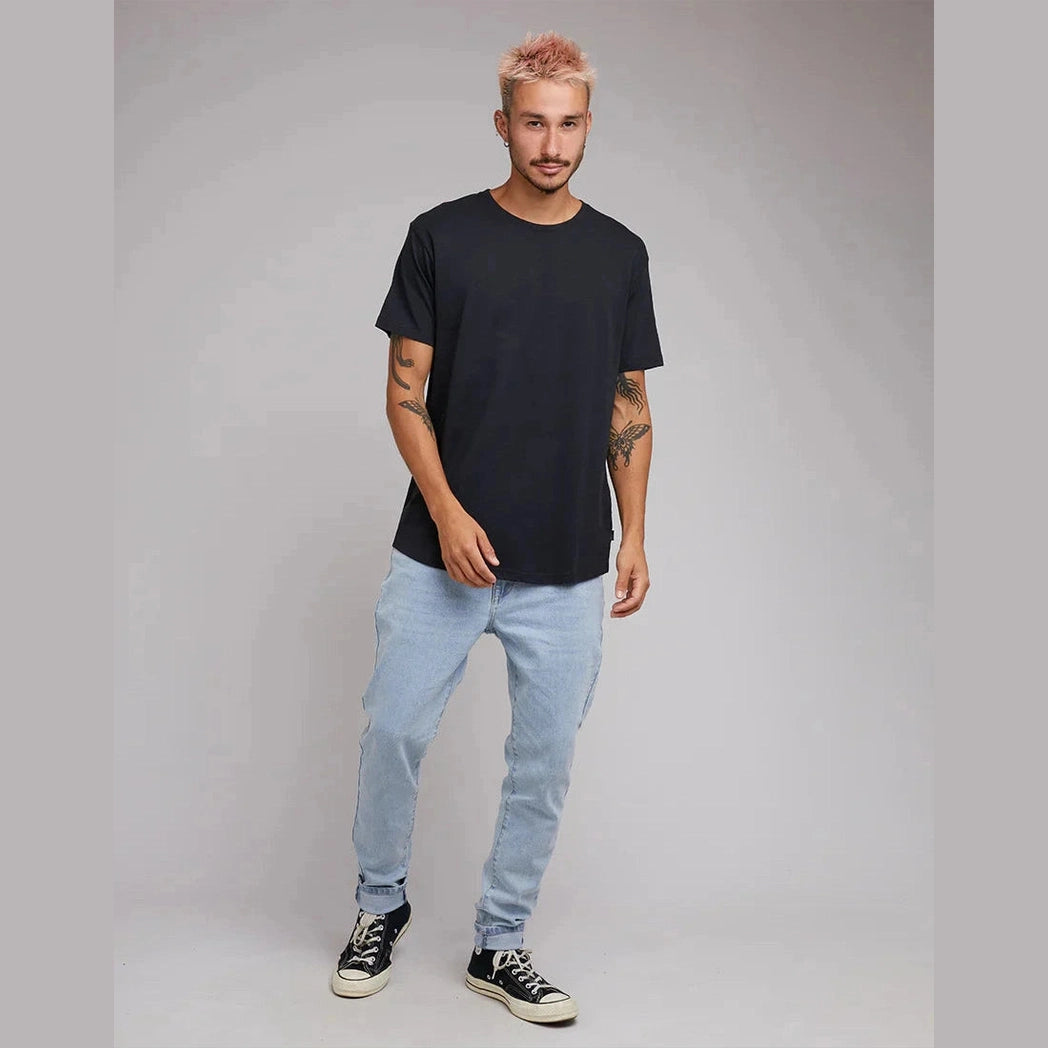 Silent theory acid tail tee - black