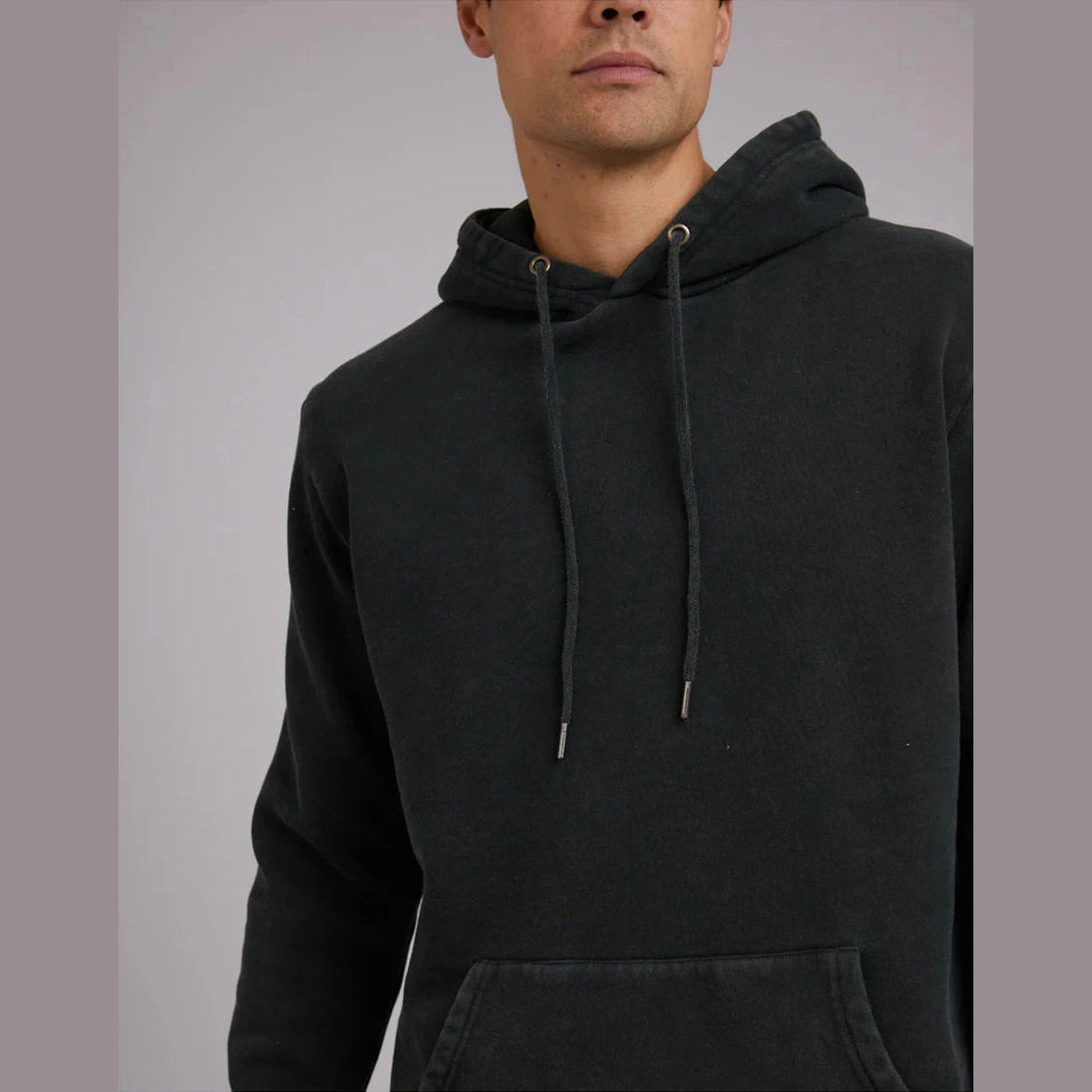 Silent Theory CURVED HEM HOODY DARK GREEN