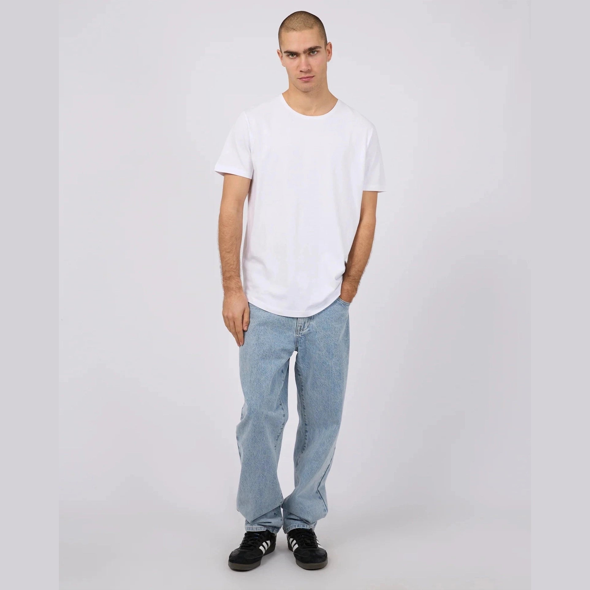 Silent Theory Tail Tee White