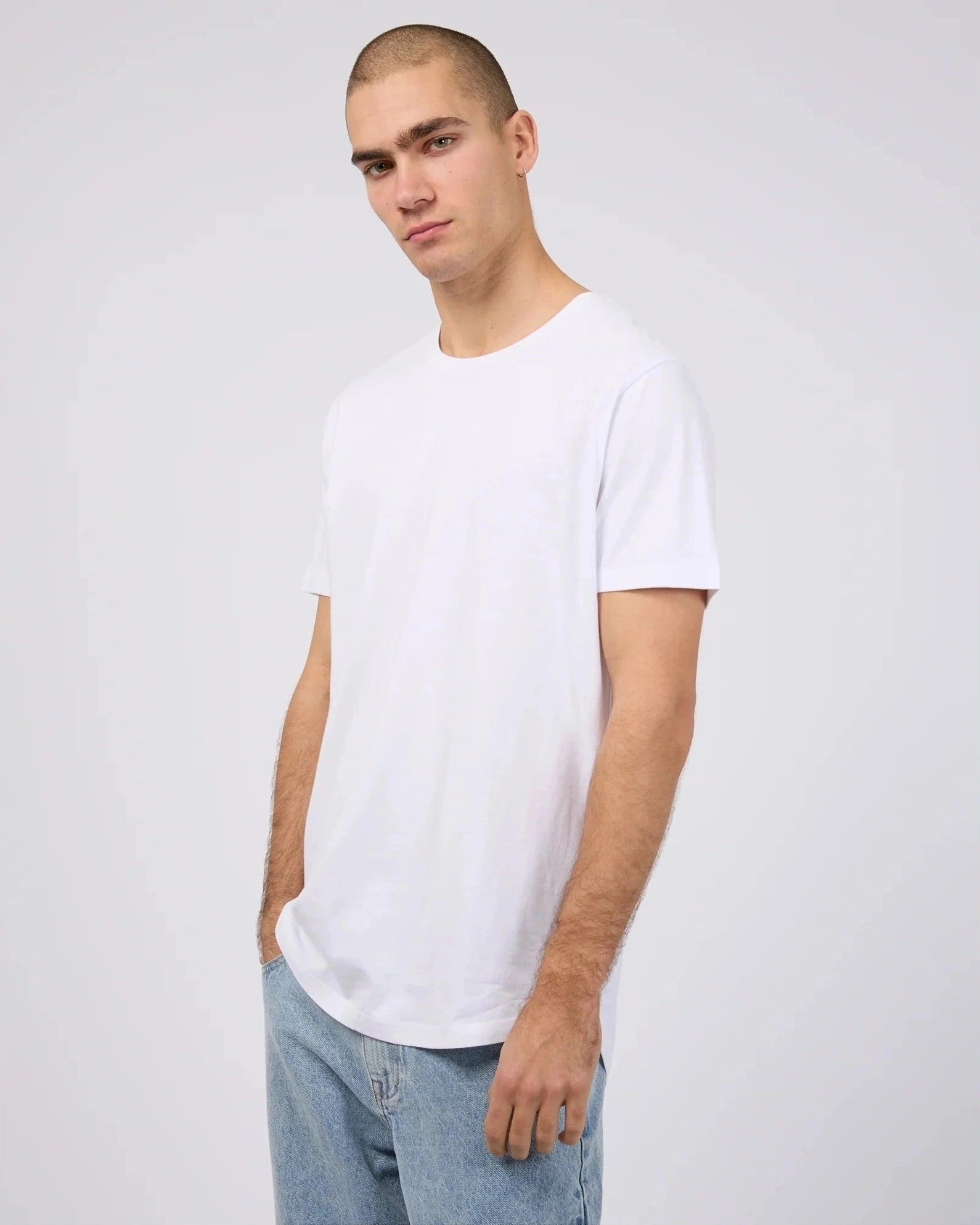 Silent Theory Tail Tee White