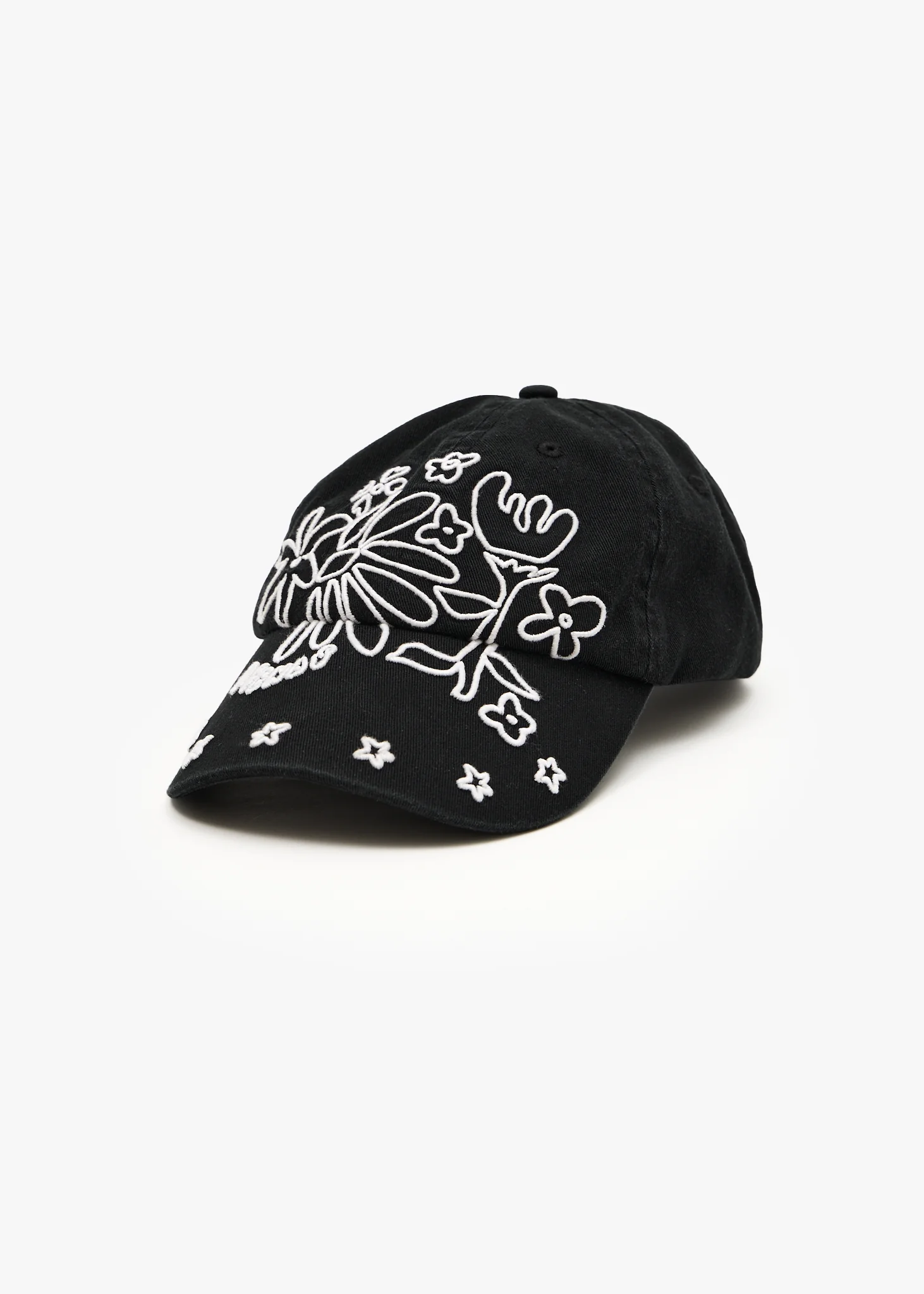 AFENDS Garden variety panelled cap - Stone black