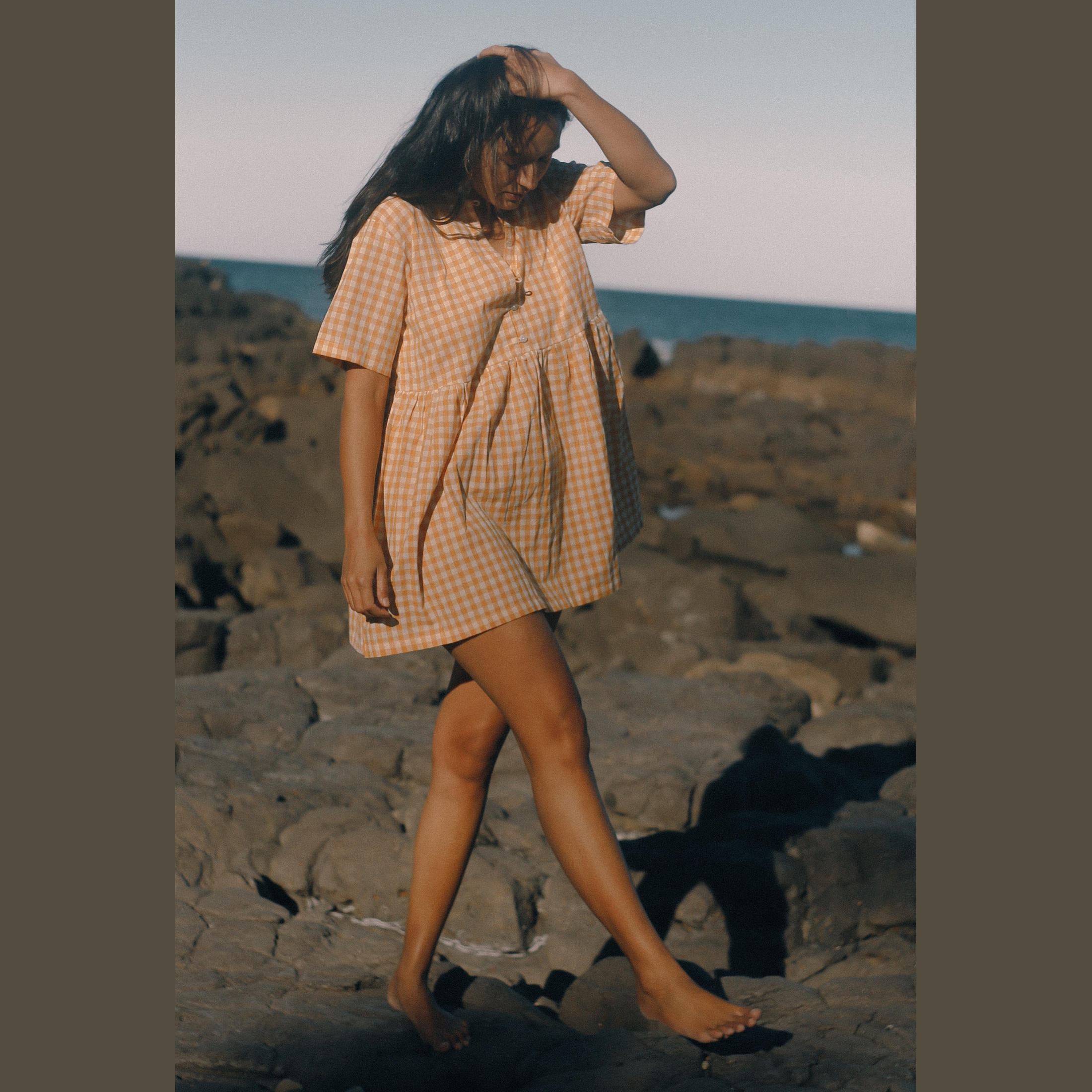 THE BARE ROAD Darcey Dress - Clementine Gingham