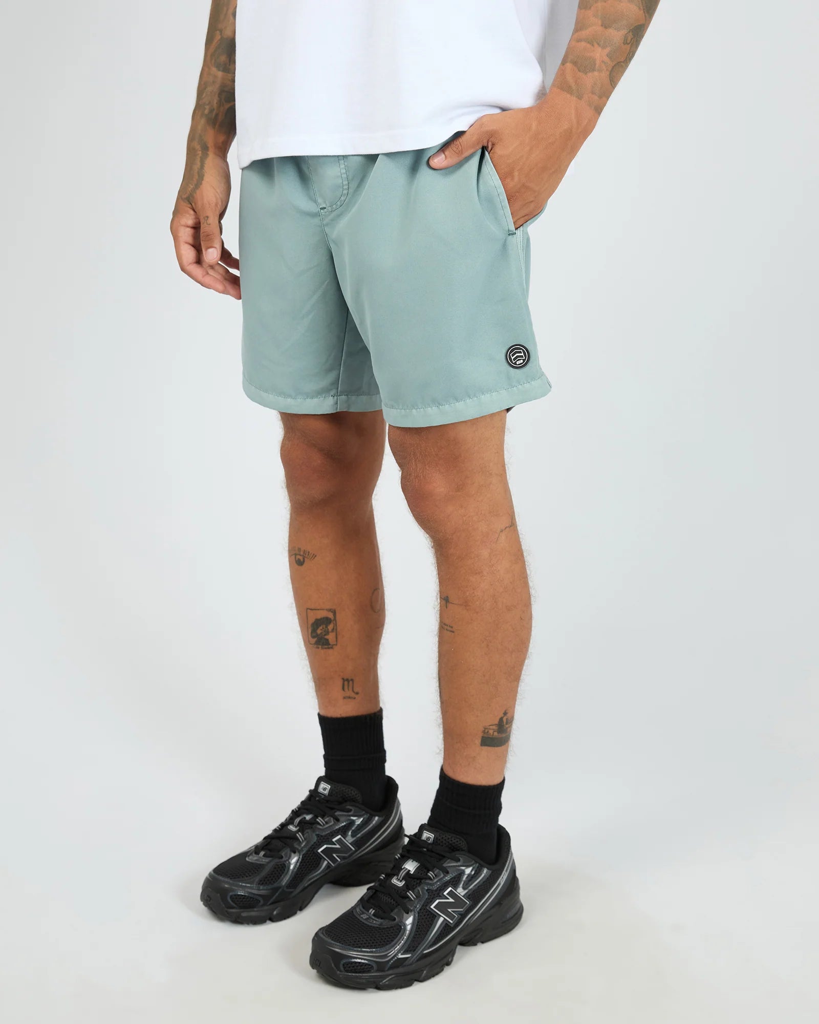 ST GOLIATH Illusion short - Sky blue