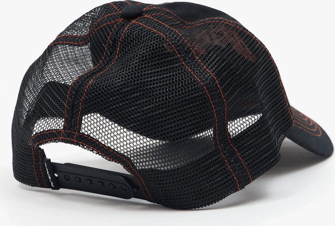 AFENDS Splash- Six Panel Mesh Cap - Black