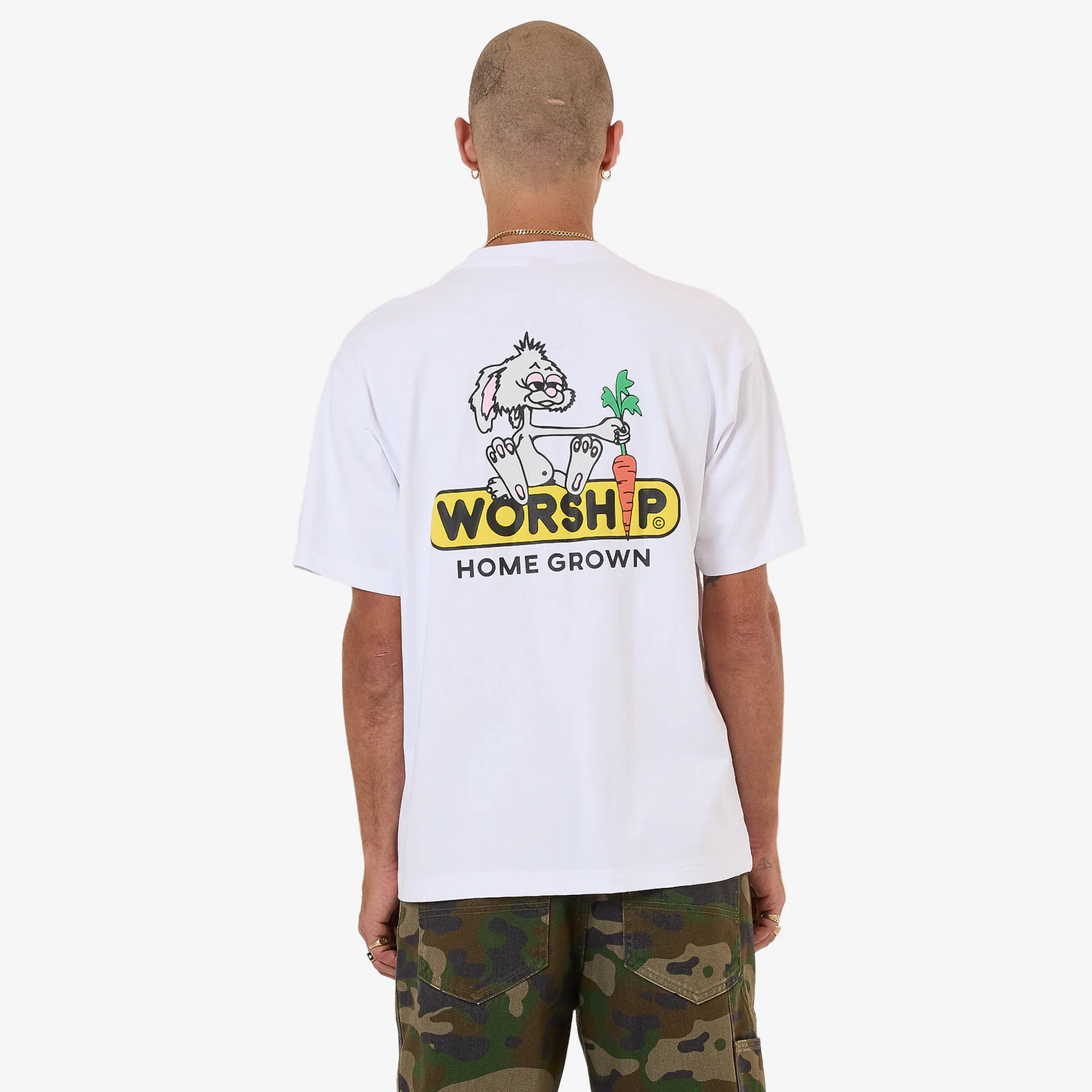 WORSHIP Home Grown Tee - White