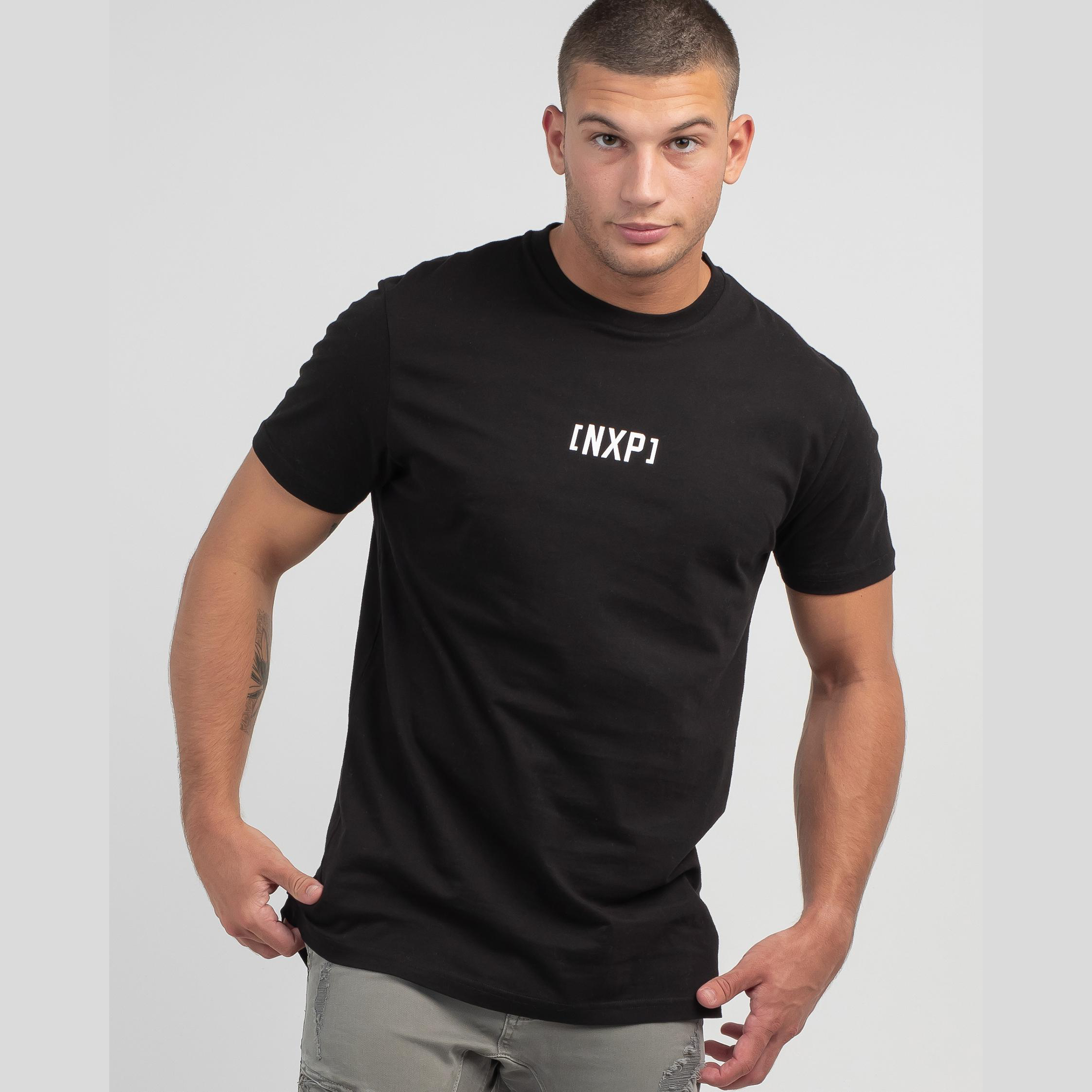 Nxp rundown cape back tee