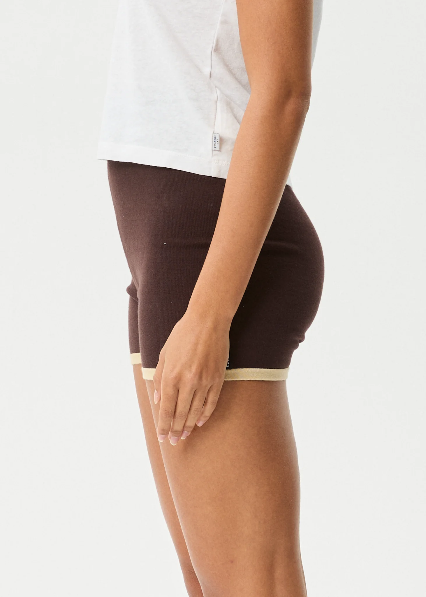 AFENDS Set Fire- Knit Short - Coffee