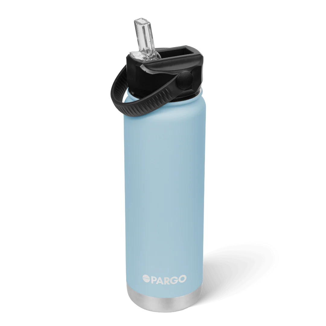PROJECT PARGO 750mL Insulated Bottle w/ Straw Lid - Bay blue