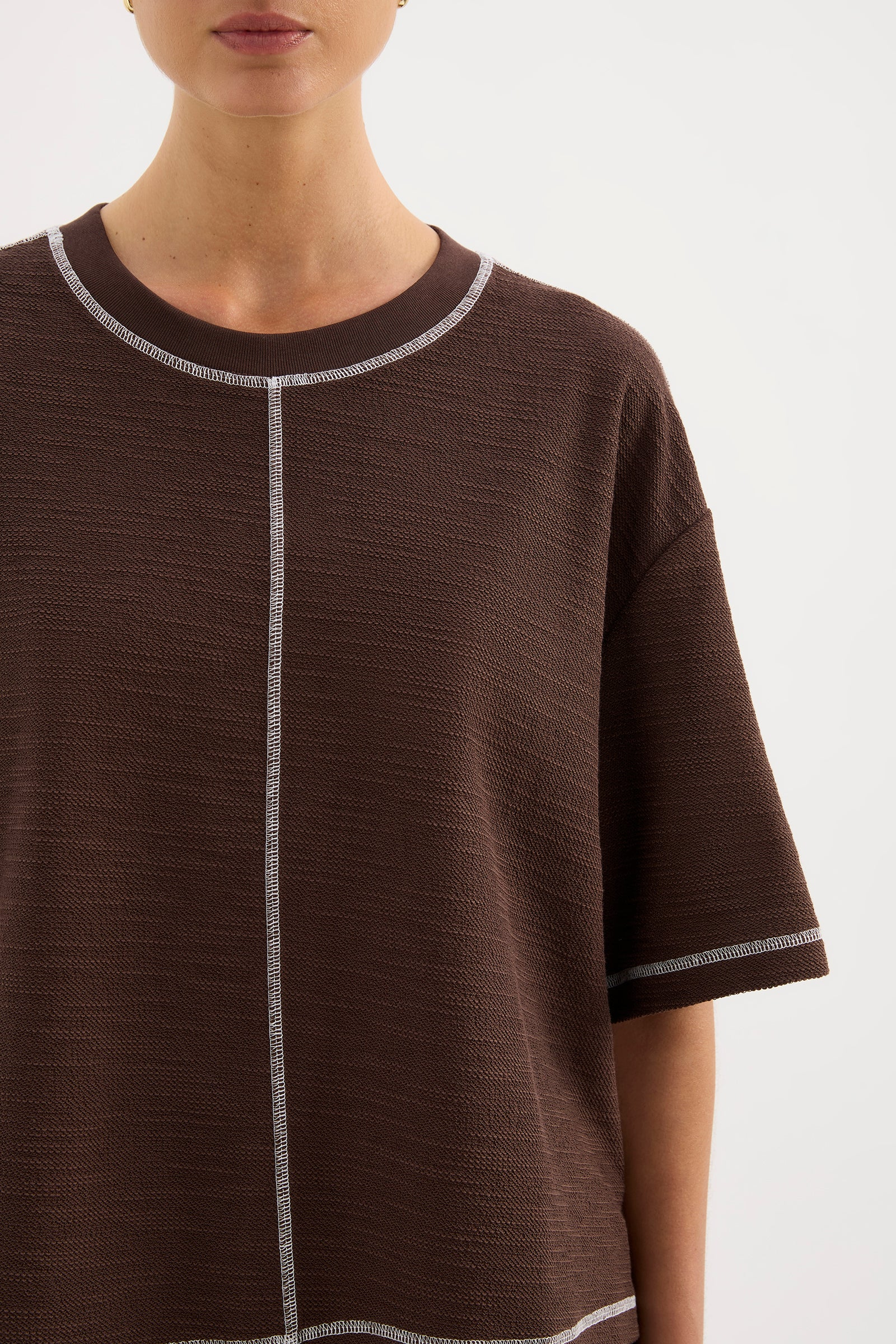 NUDE LUCY Sutton Tee - Chocolate