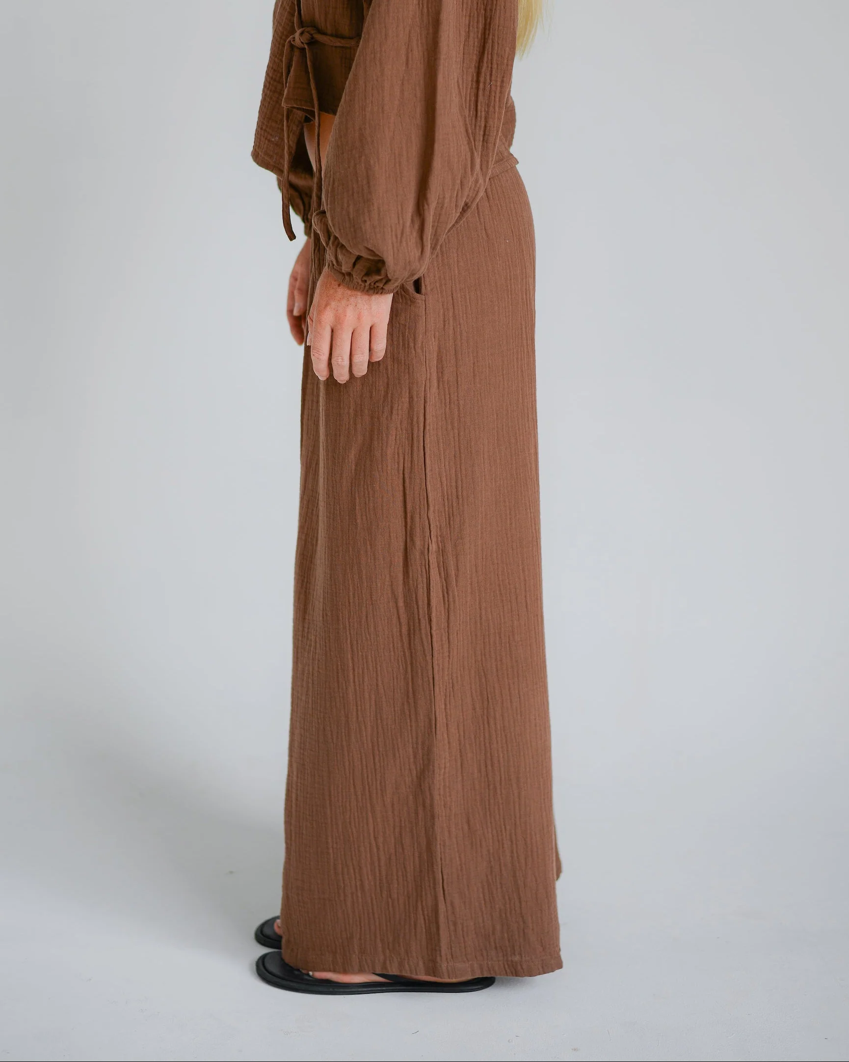 THE BARE ROAD Ivy Pant - Chocolate