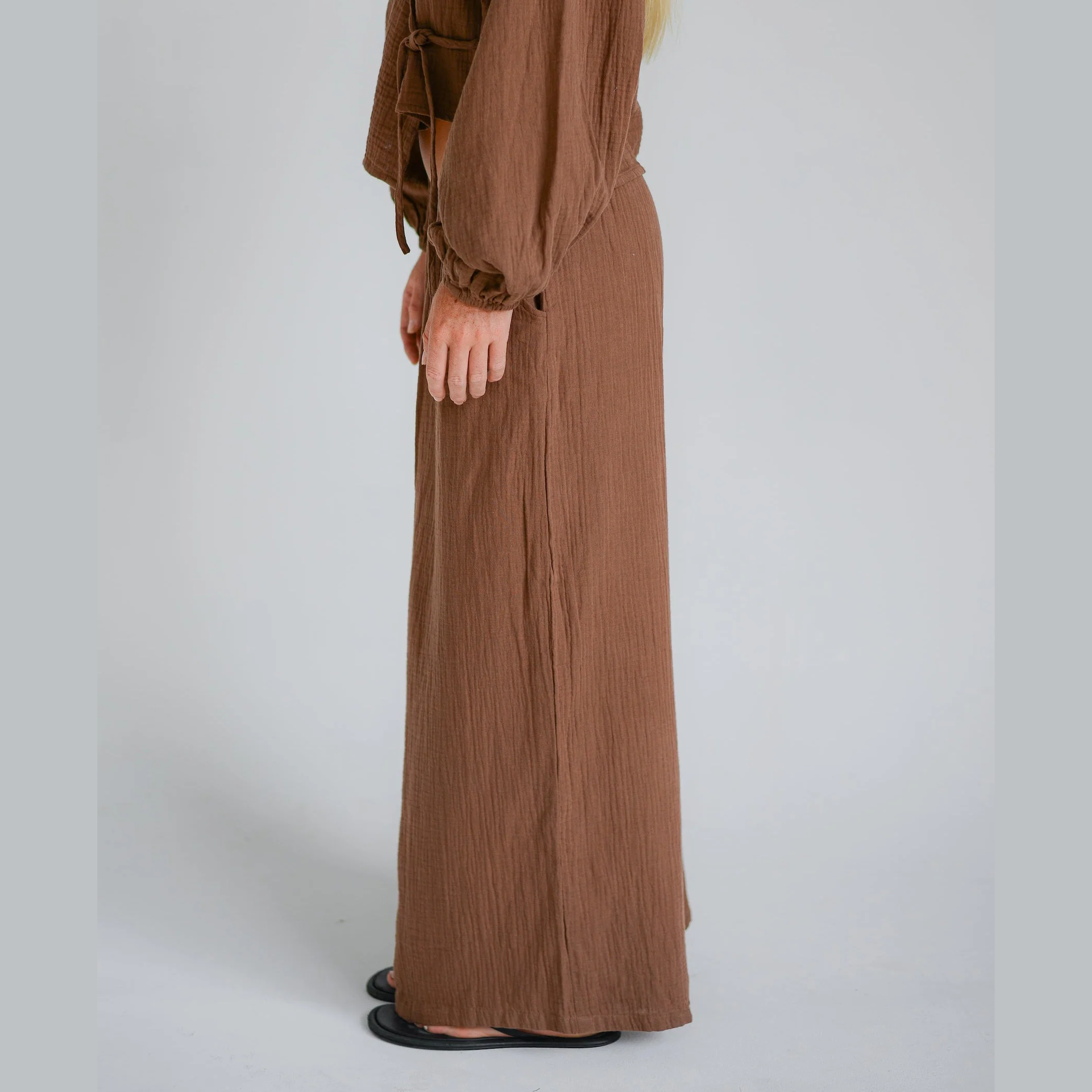 THE BARE ROAD Ivy Pant - Chocolate