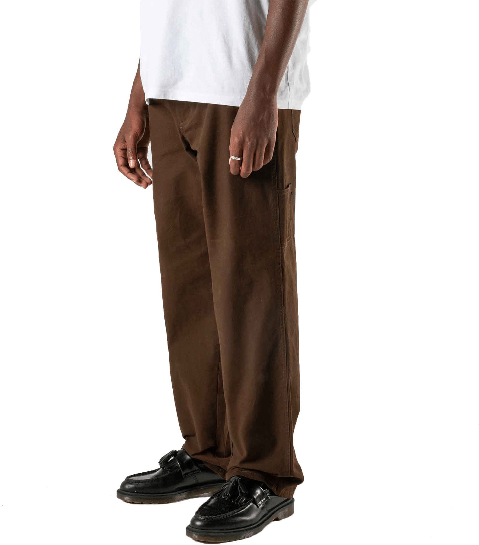 Former distend vt pant - brown