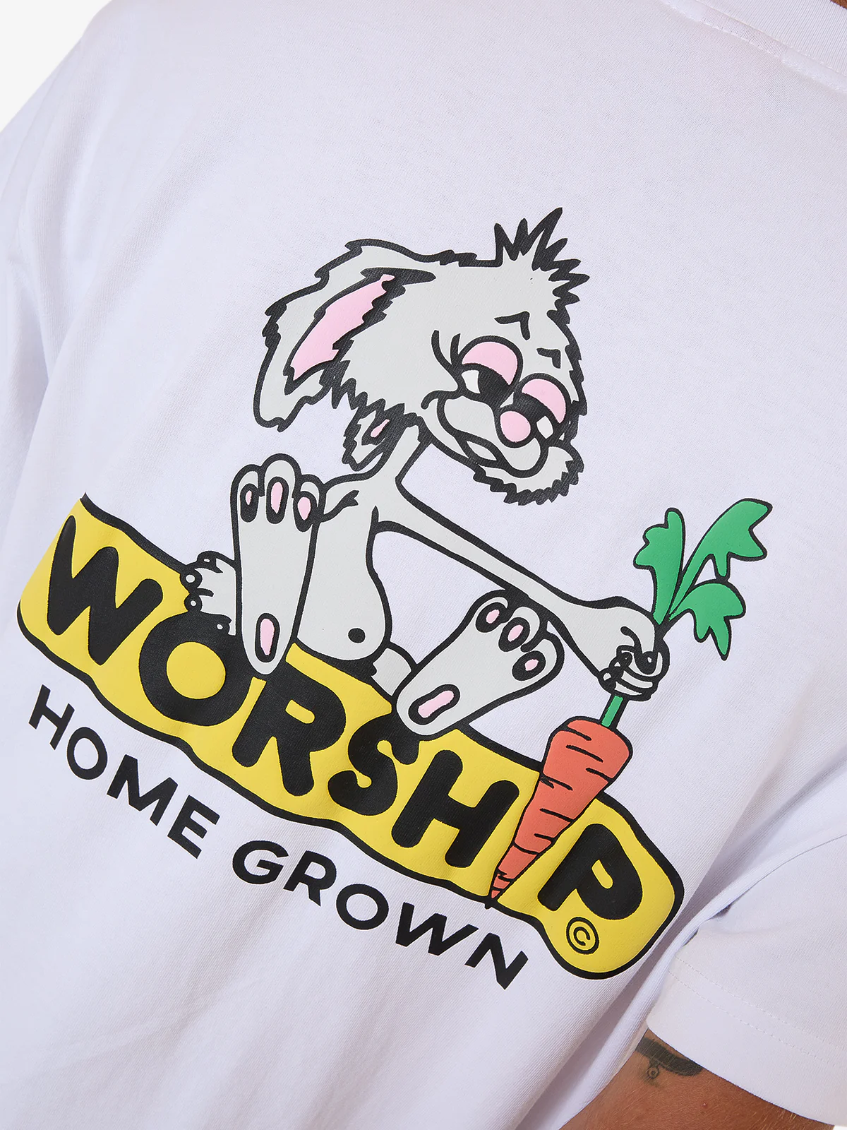 WORSHIP Home Grown Tee - White