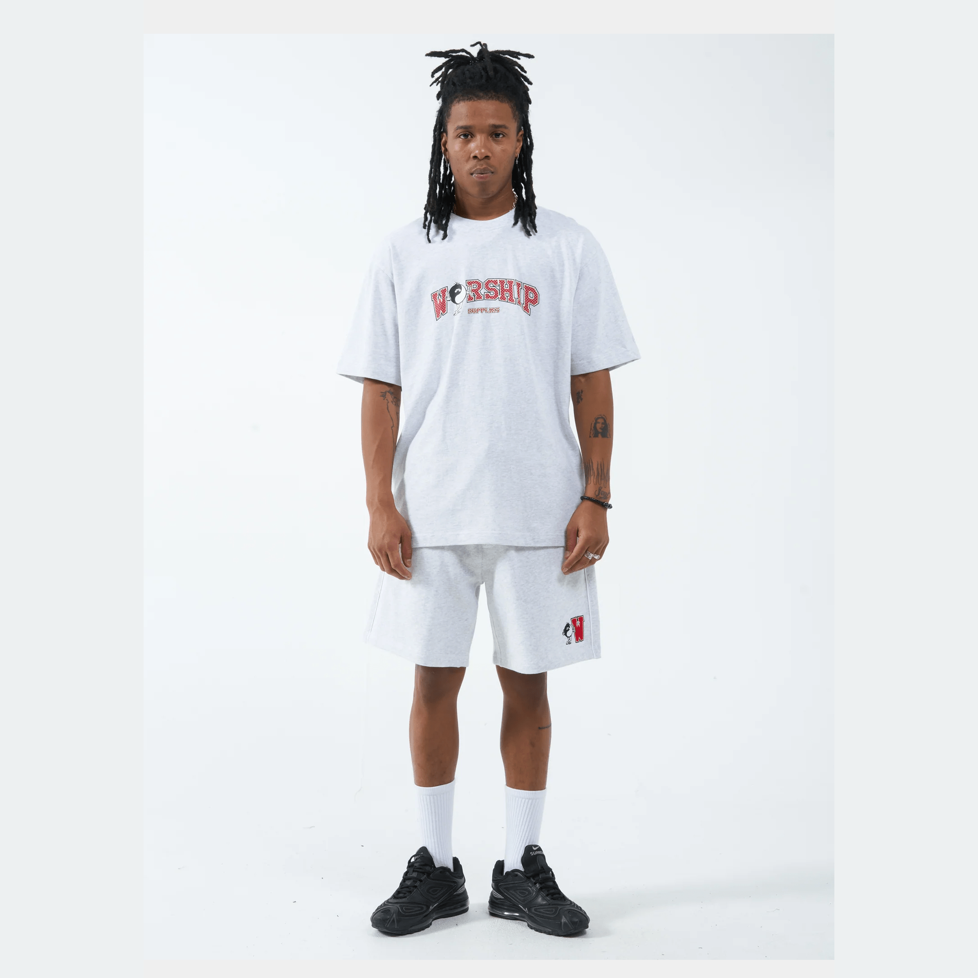Worship ivy league tee - snow marle