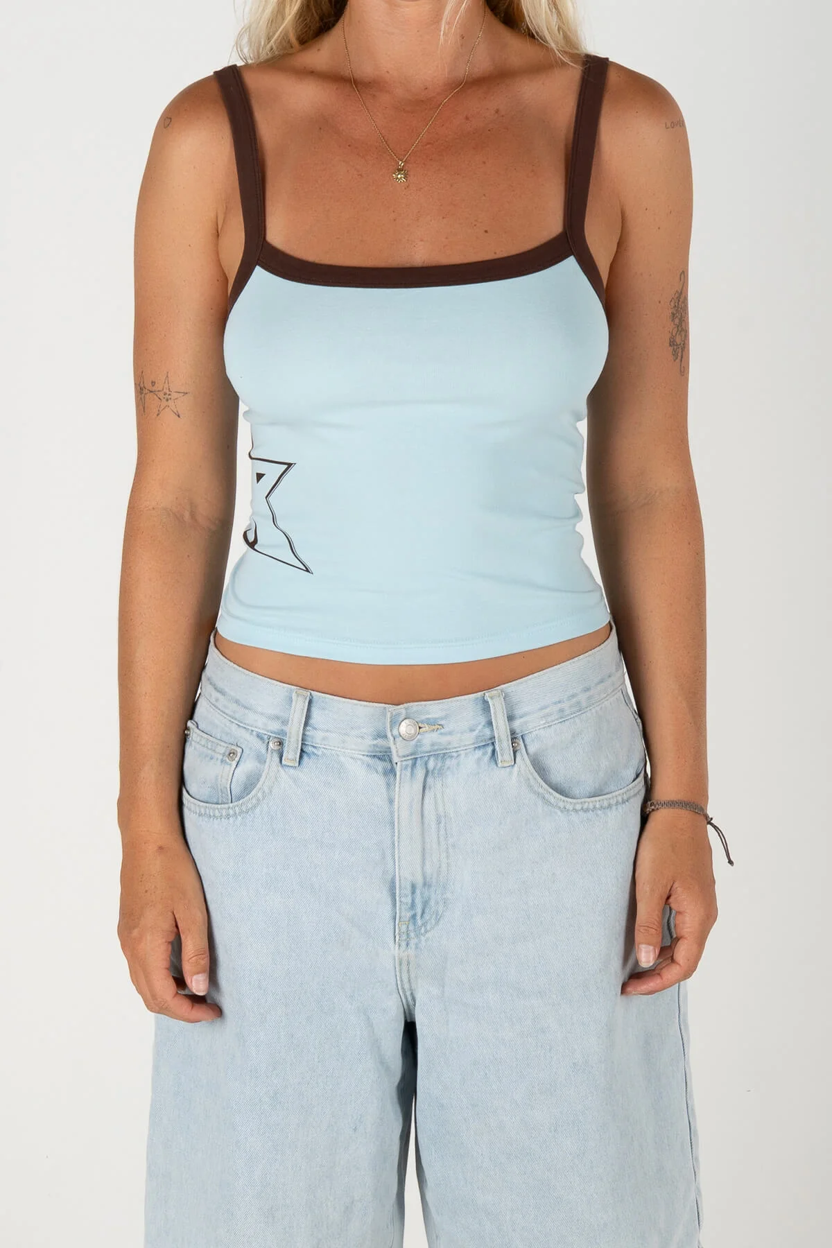 INNER RELM Five point singlet - Blue