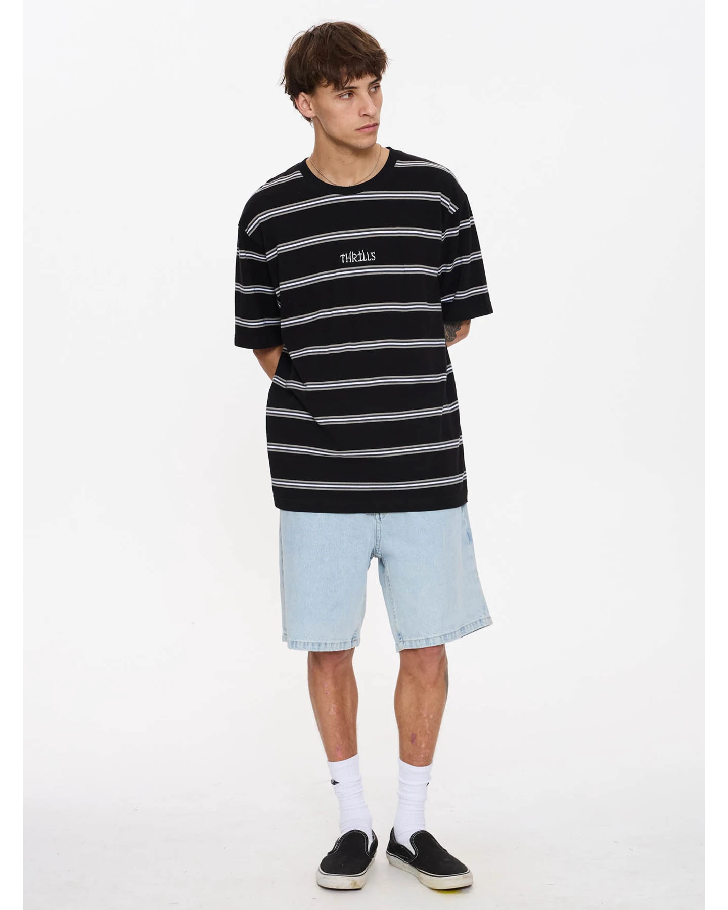 THRILLS Slacker Denim Short - Serenity Blue