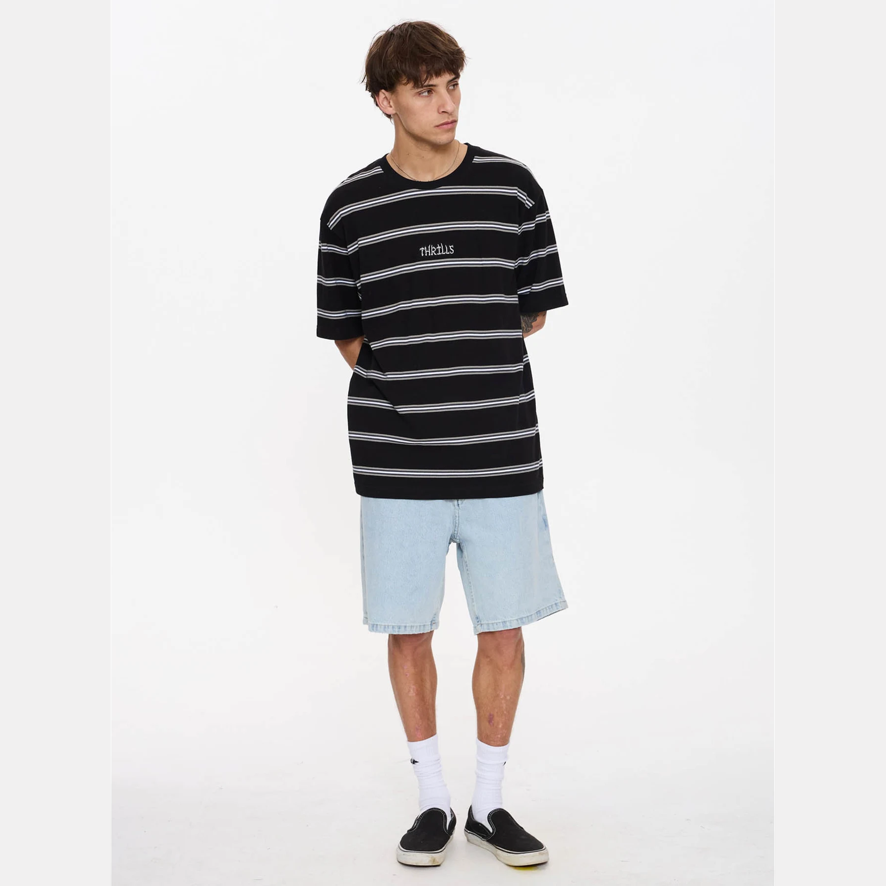 THRILLS Slacker Denim Short - Serenity Blue