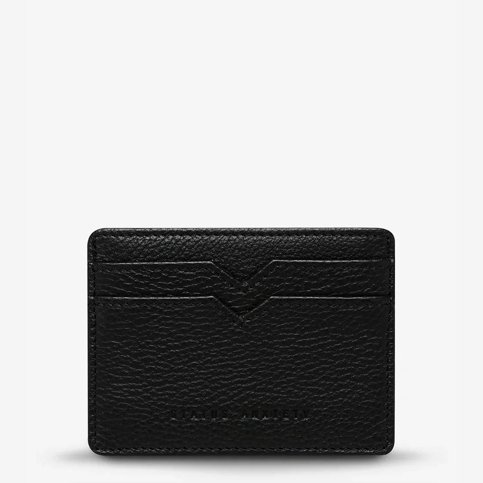 STATUS ANXIETY together for now wallet - black