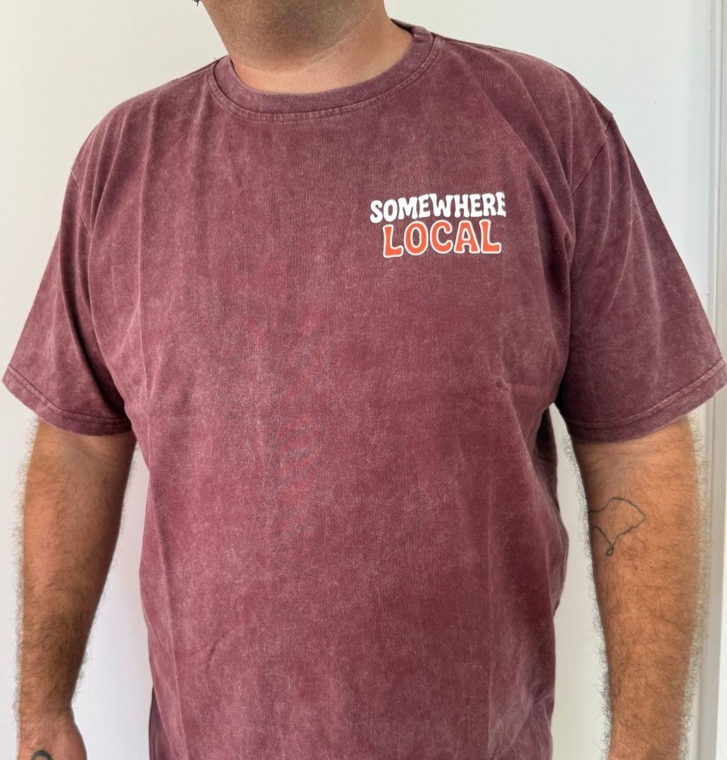 Somewhere - Local Tee - Maroon