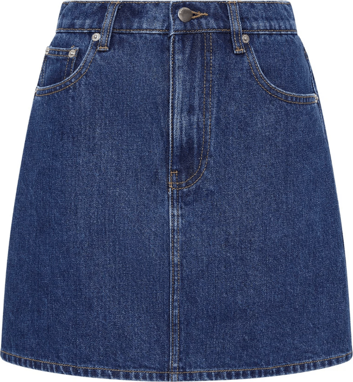 NUDE LUCY Sia Denim Mini Skirt - Force blue