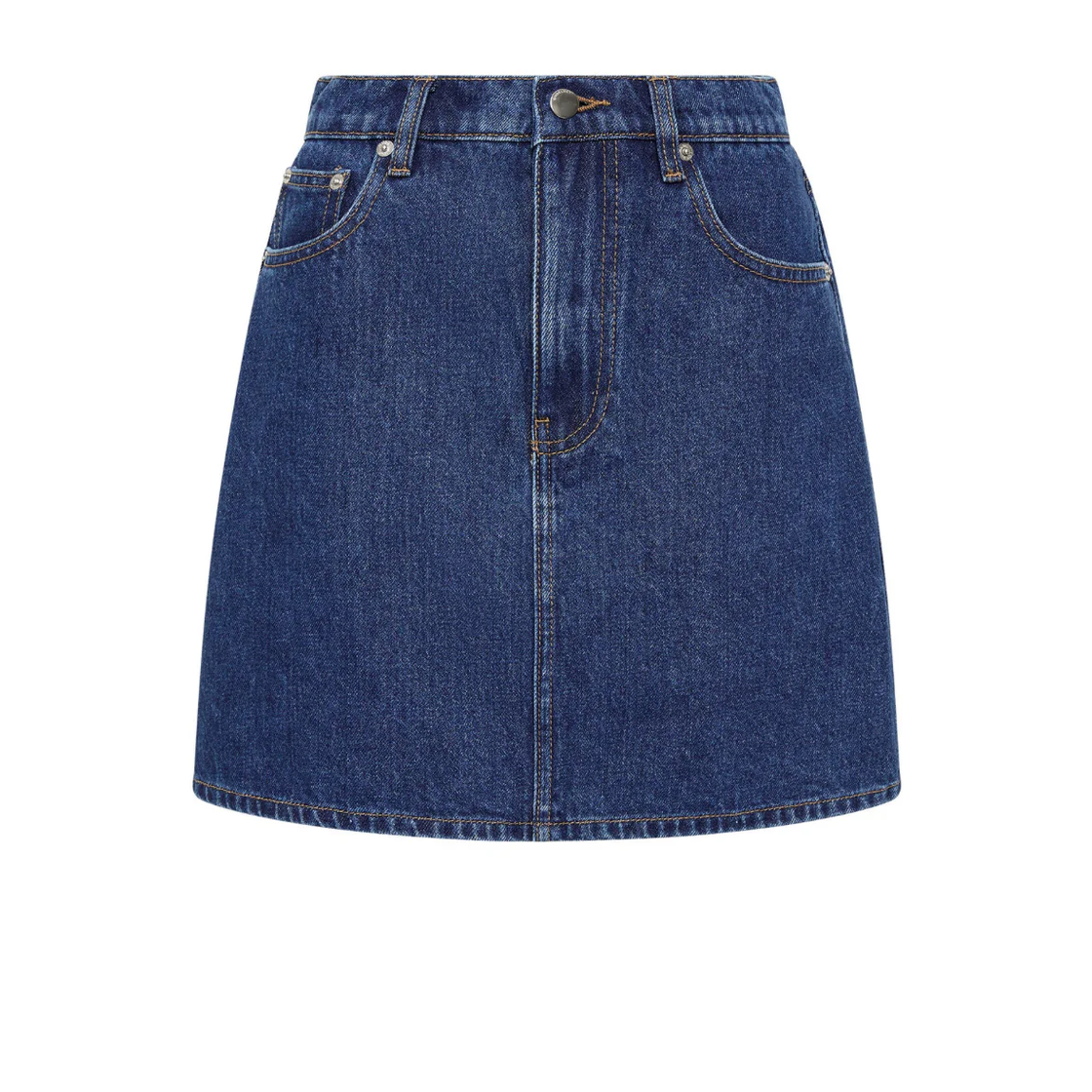 NUDE LUCY Sia Denim Mini Skirt - Force blue